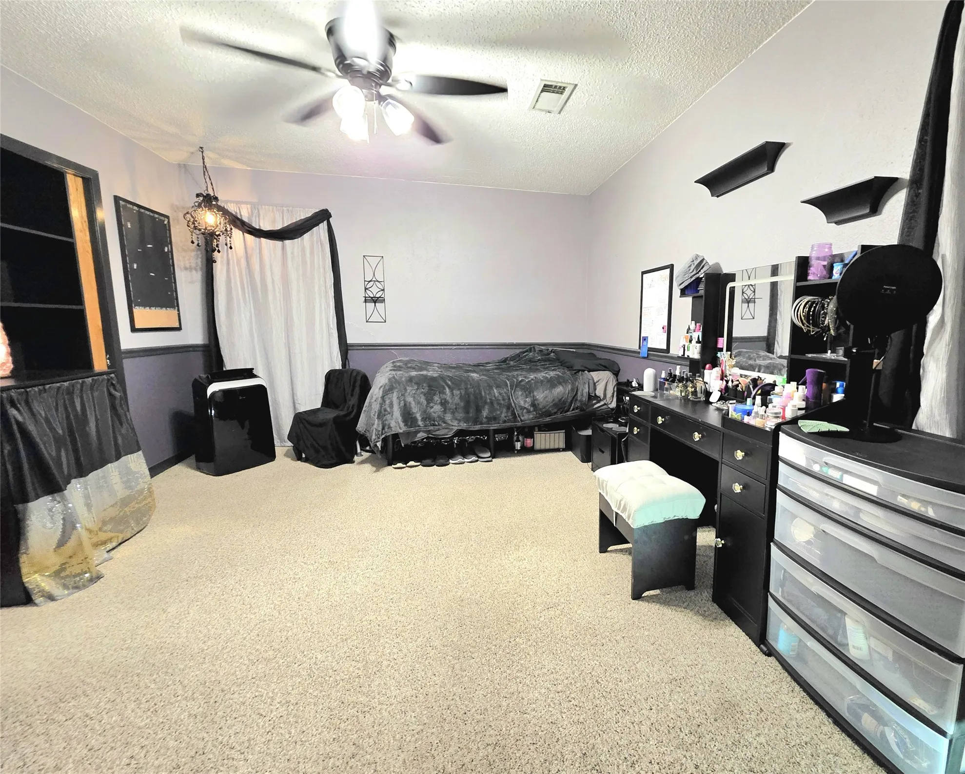 Bedroom 2 has previously been used a a second master with an ensuite bath entrance to the secondary bath and walk in closet.