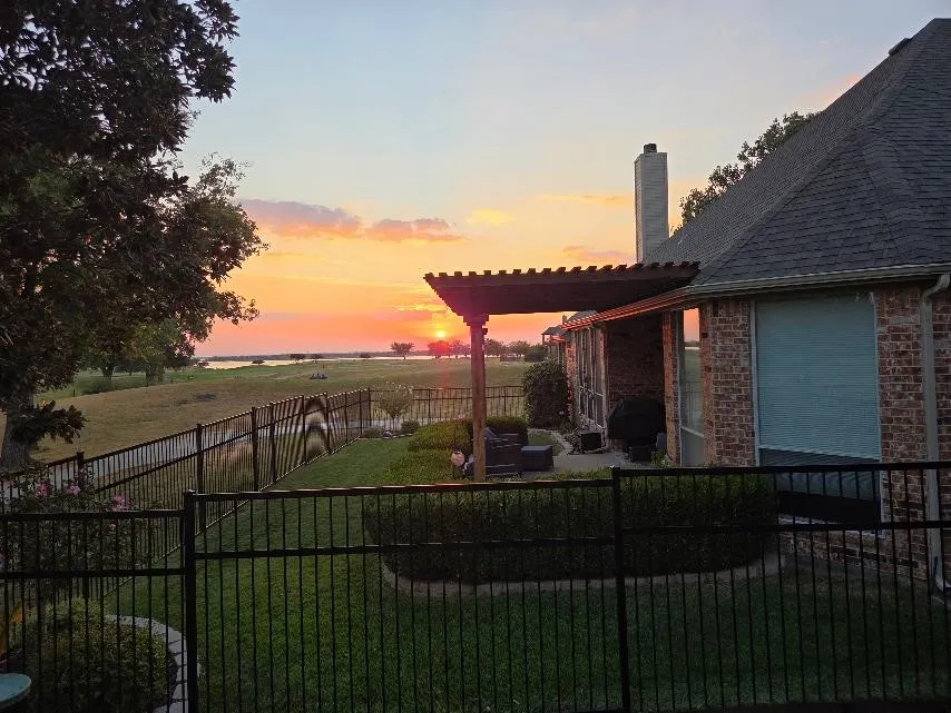 Sunset views over the lake all year round!!