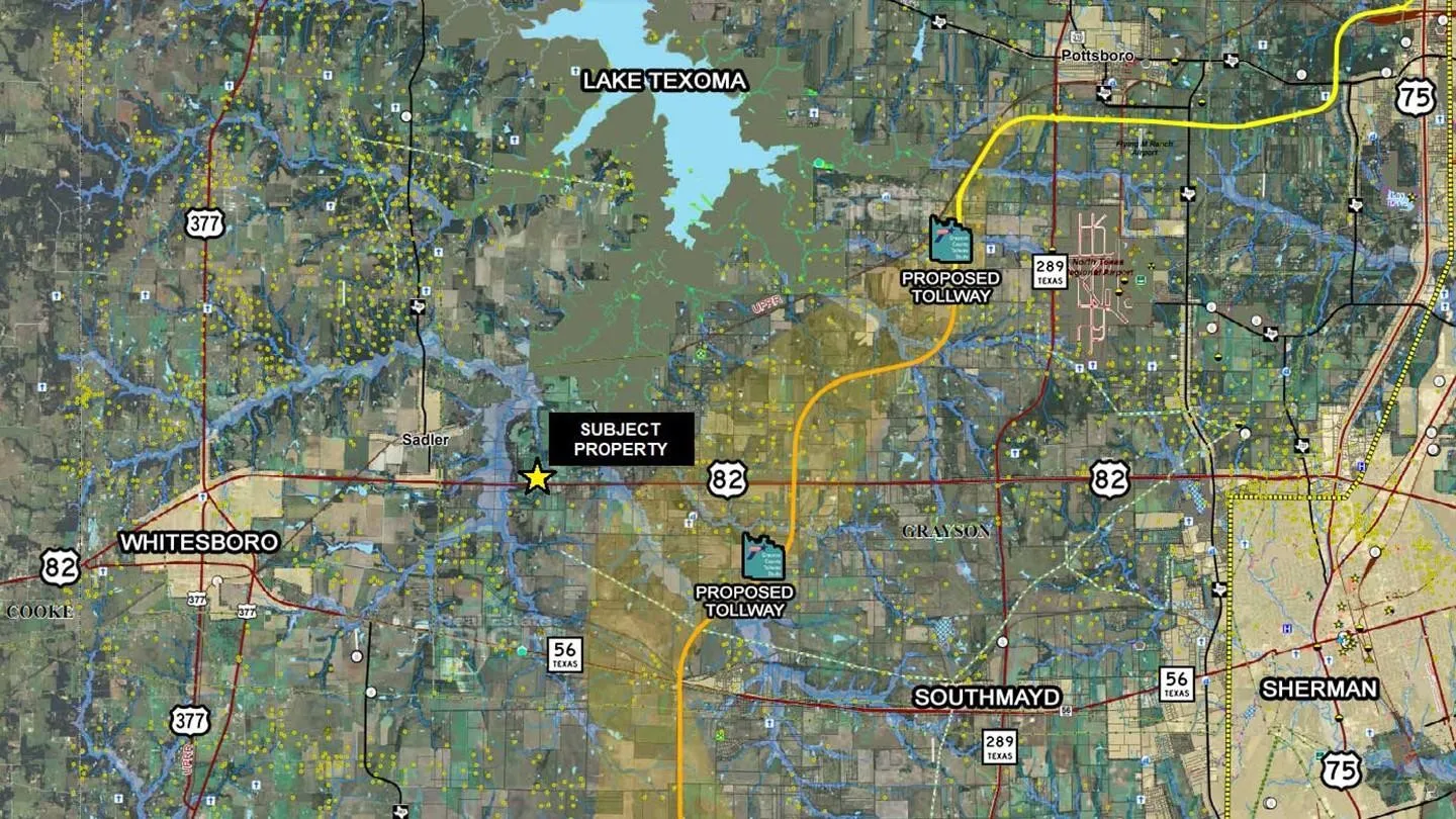Property Location Map. Displaying the geographic position of the property and its relation to regional infrastructure