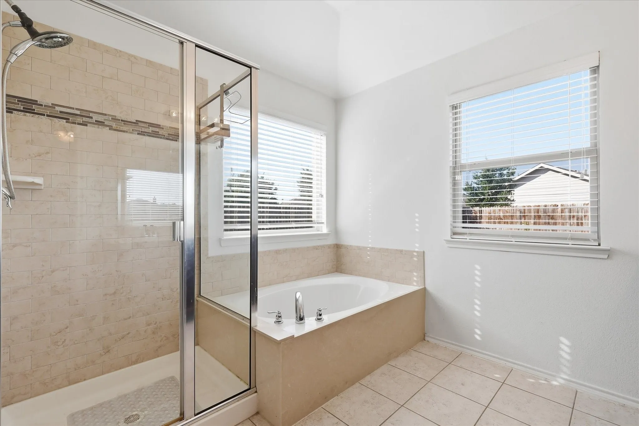 See how big this primary bathroom is? Truly a space to be able to enjoy.