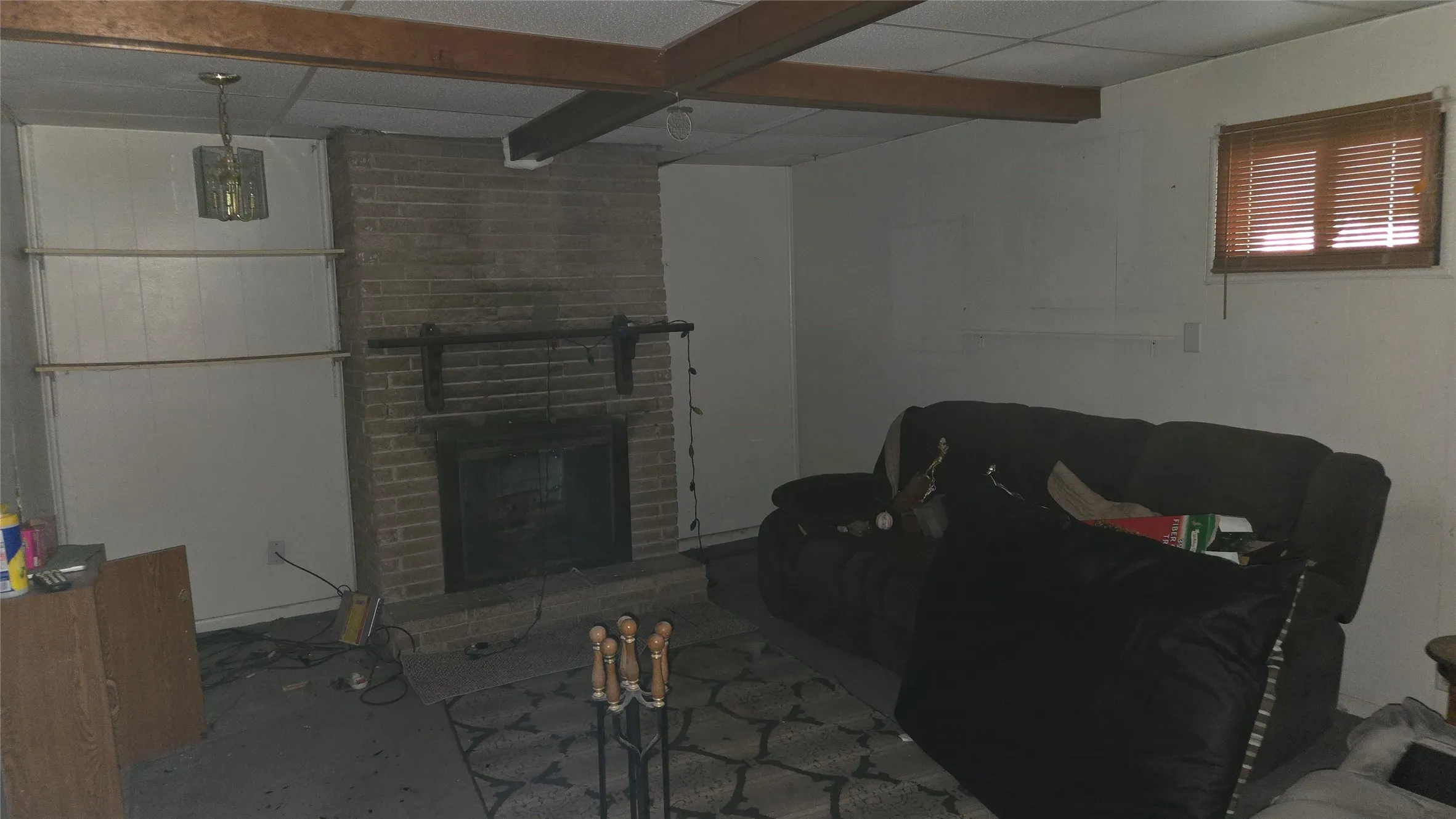 This room was an addition. No information on permits.
