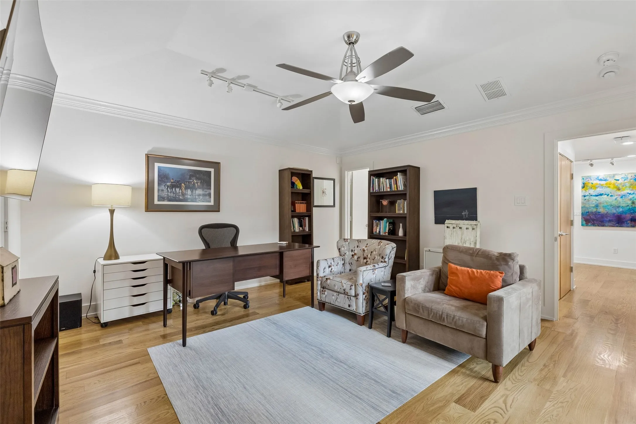 Flexible Second Living Area — This additional living area offers plenty of room for a game room, media space, hobby area, or second office, adding valuable flexibility to the home's overall layout.