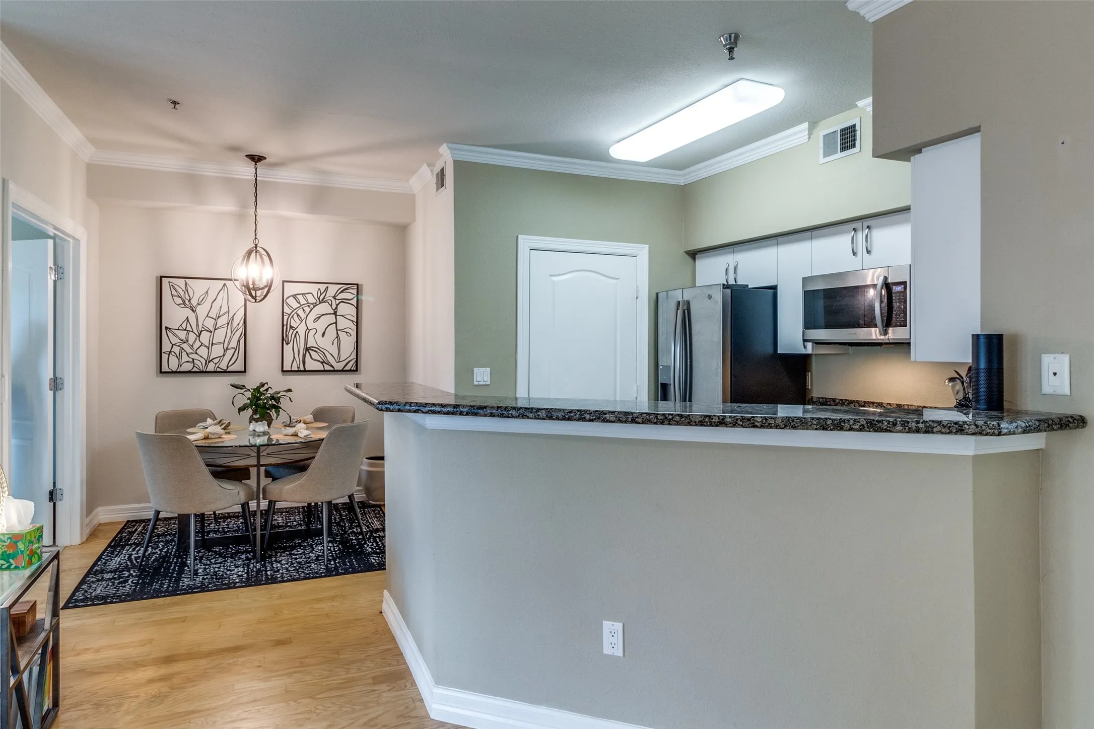 View of kitchen & dining
