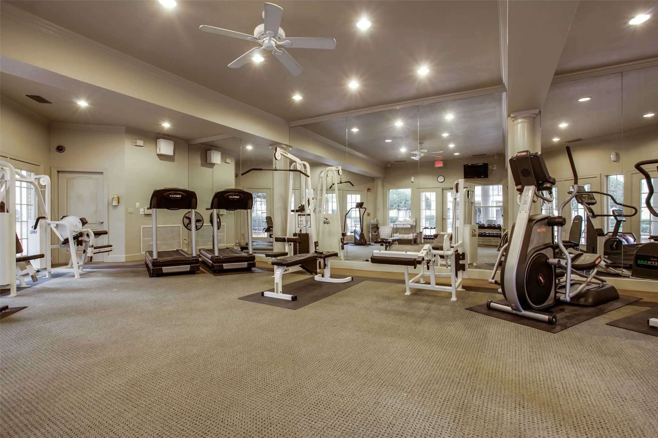 Lots of great gym equipment