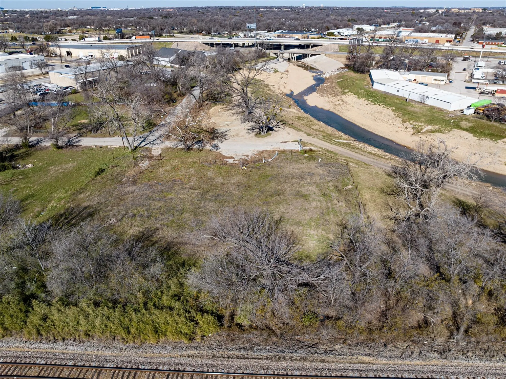 Aerial view of property's location