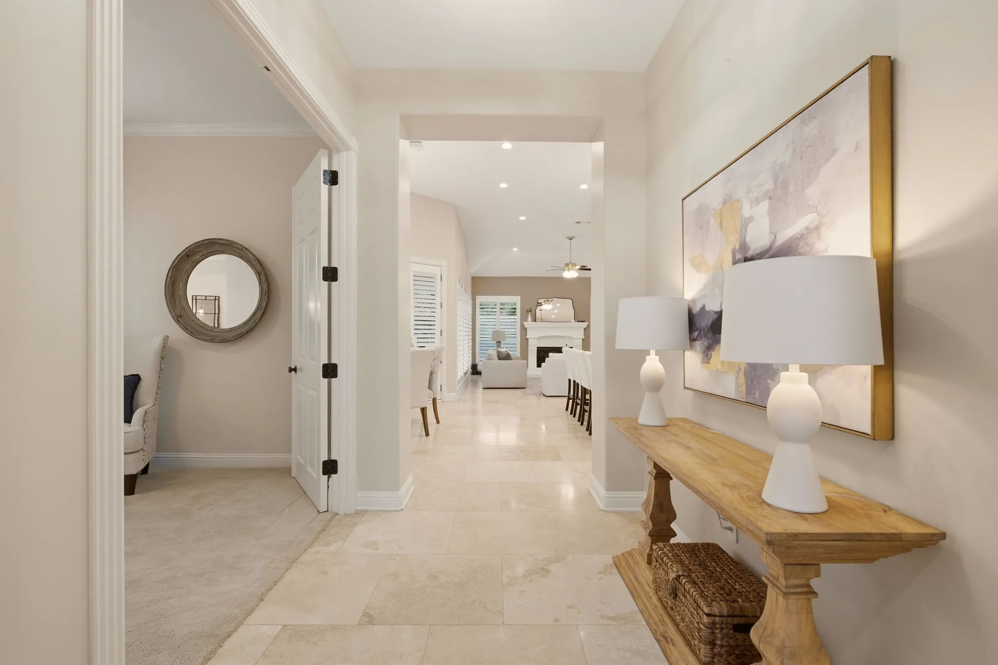 Sophisticated living with exceptional value...this home has over $180k in recent updates/upgrades. Primary suite to the left.
