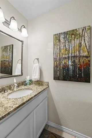 Main level half bath