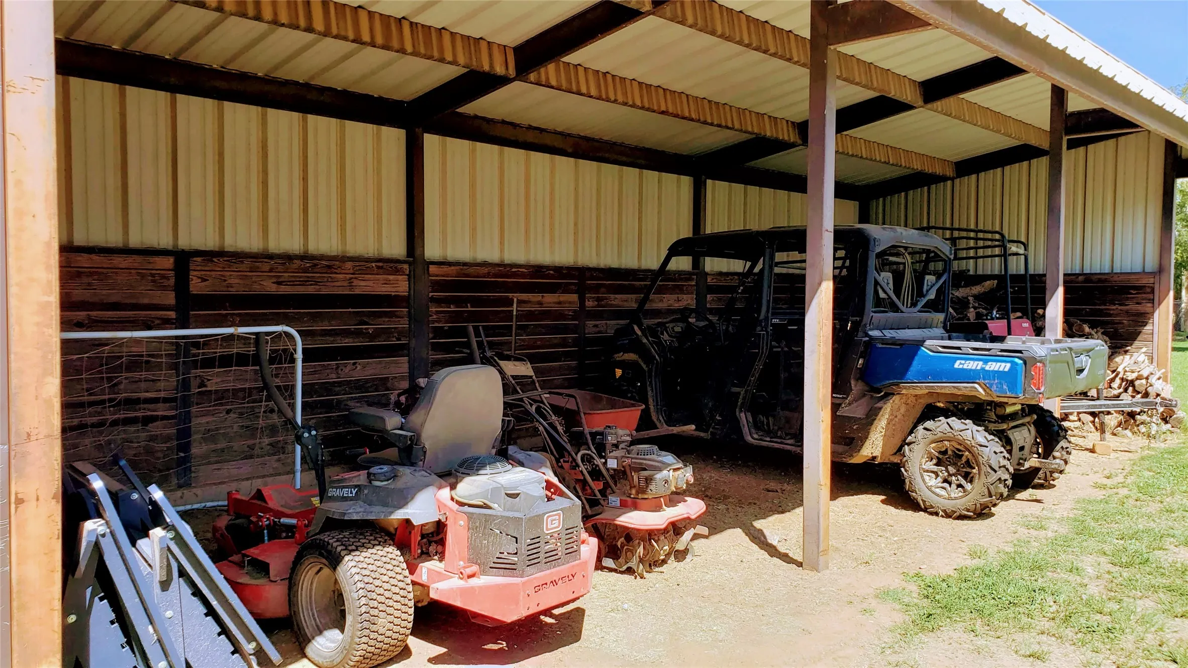 Open Front shed