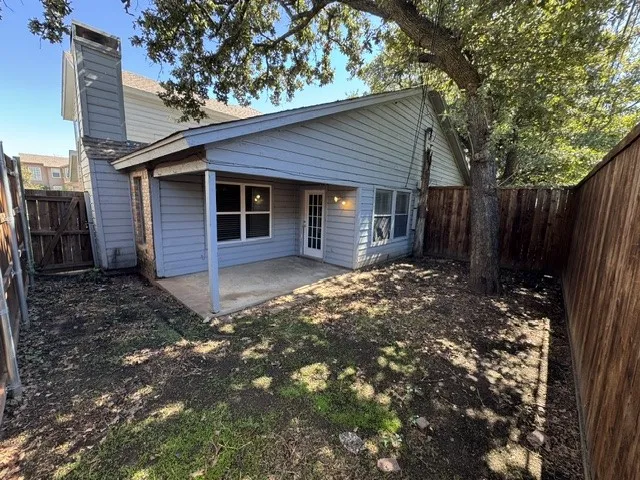Backyard With 8' Privacy Fence