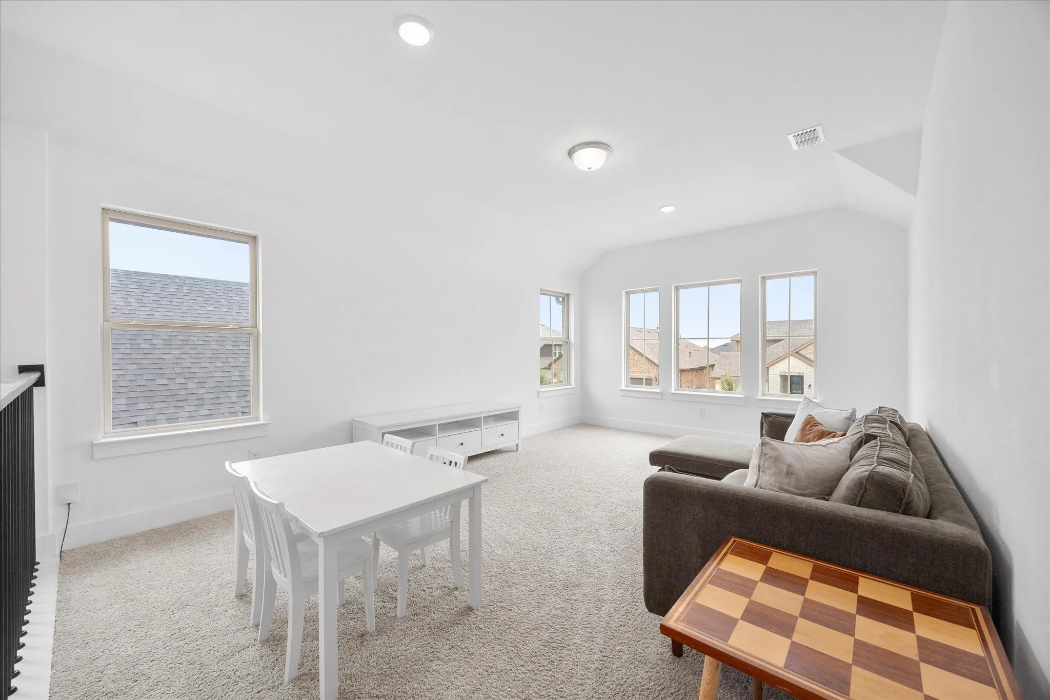 Large game/living room on second floor