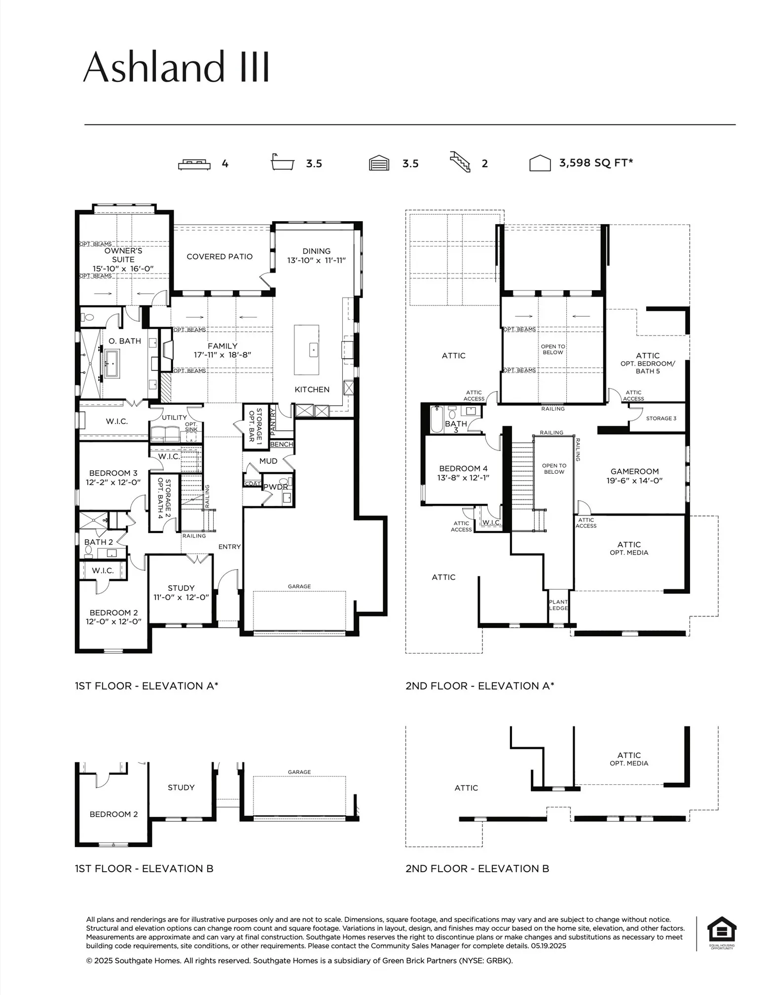 With windows galore, beautiful sight lines throughout the home and spectacular finishes, our Ashland III plan is the dream home you have been searching for!