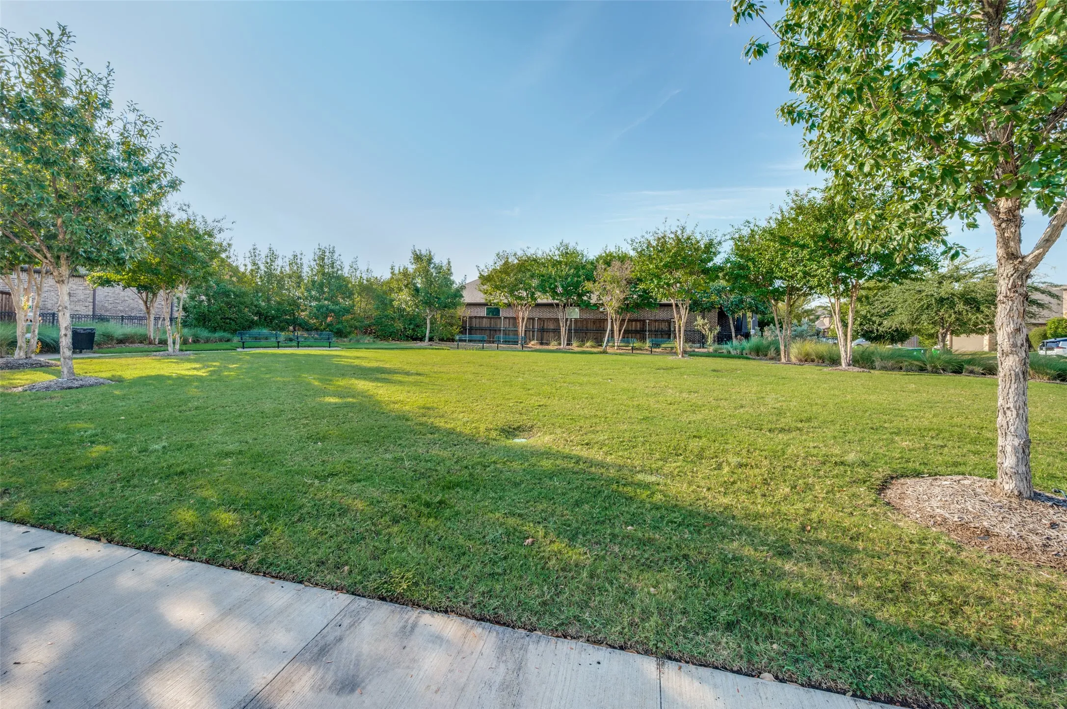 Small walking trail in front of home.