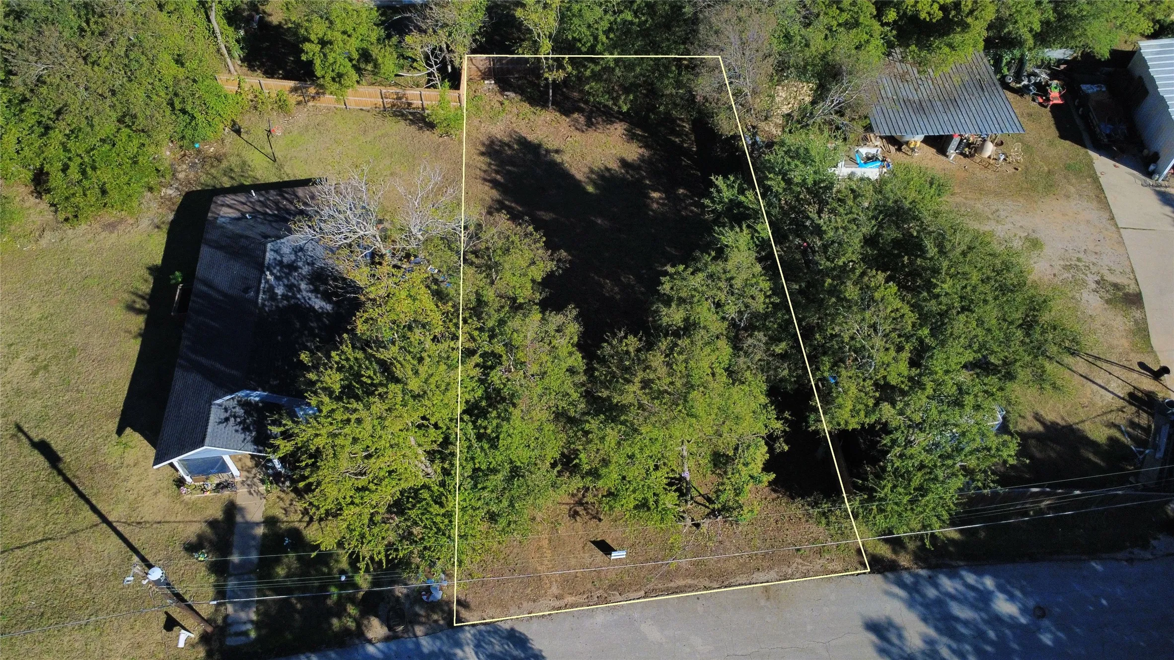not to scale, approximate property lines