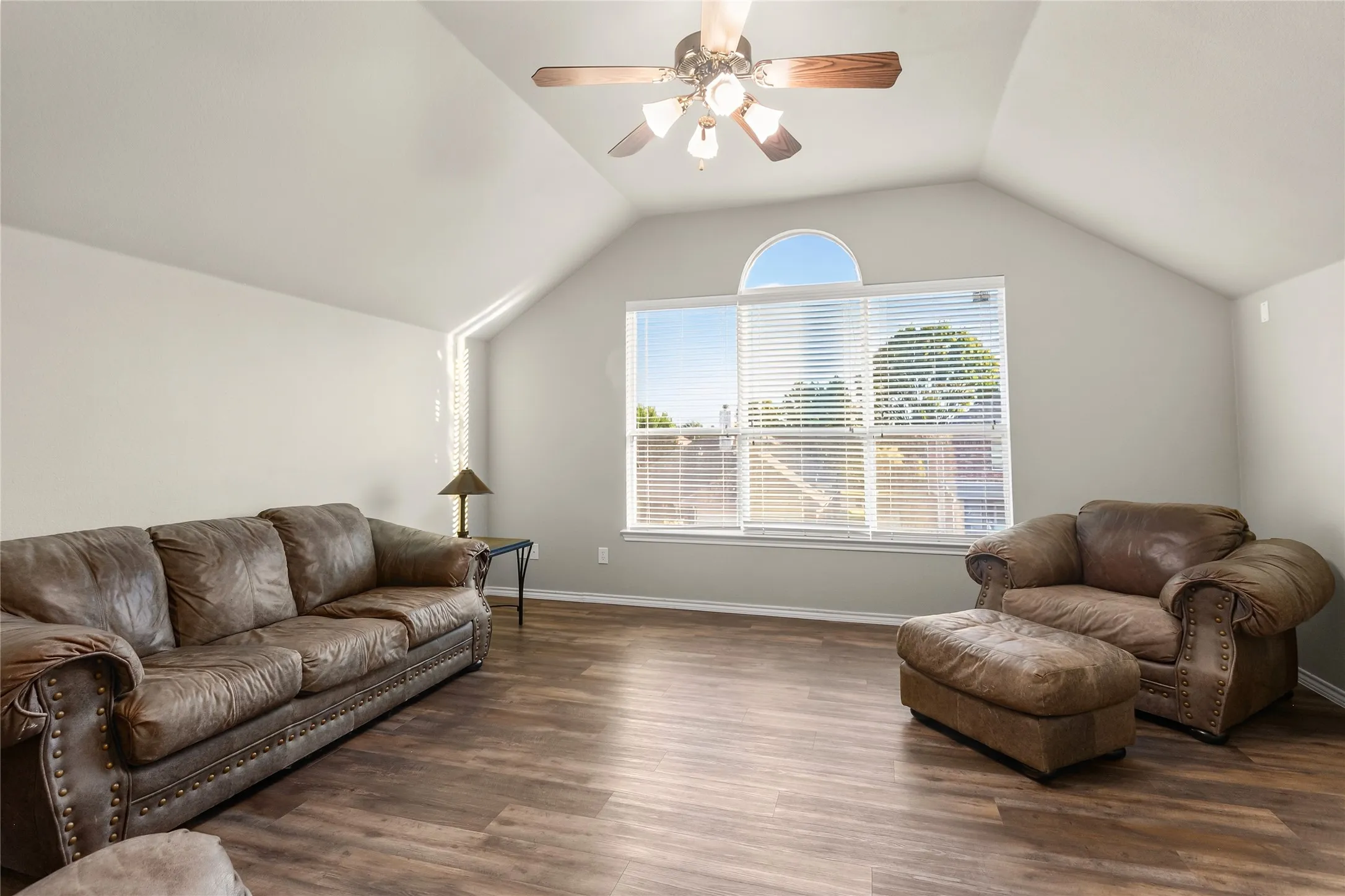 Game room with LVP floor is a great place to gather