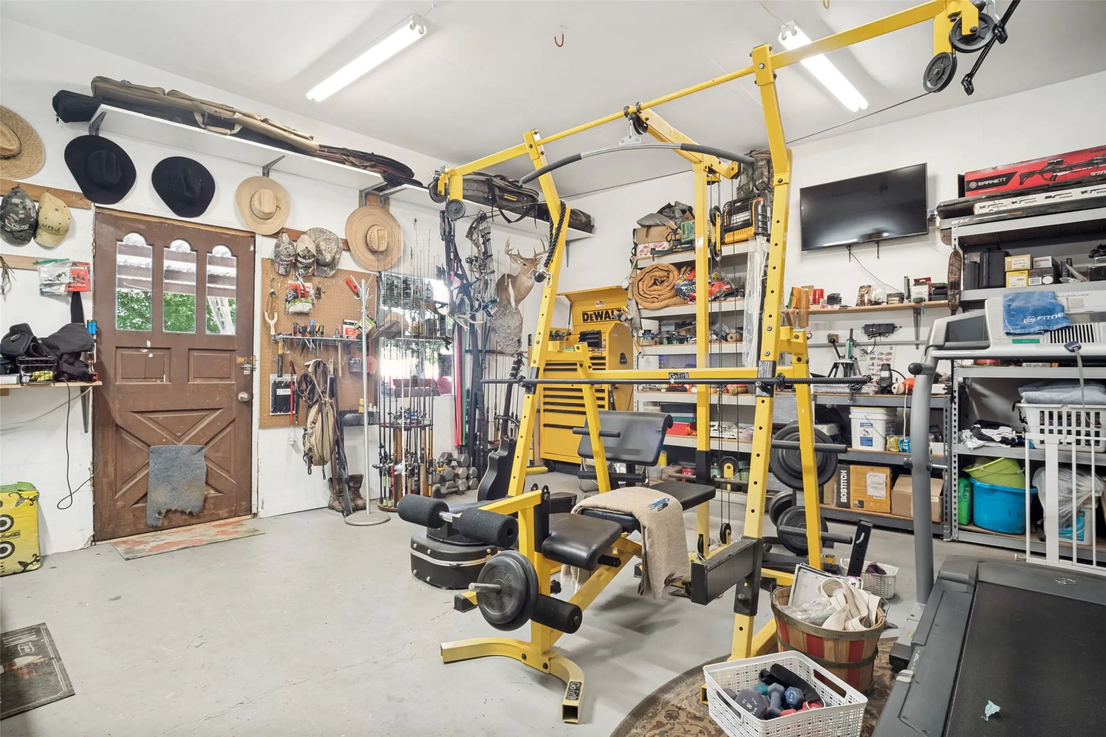 Bonus room used as work out room now