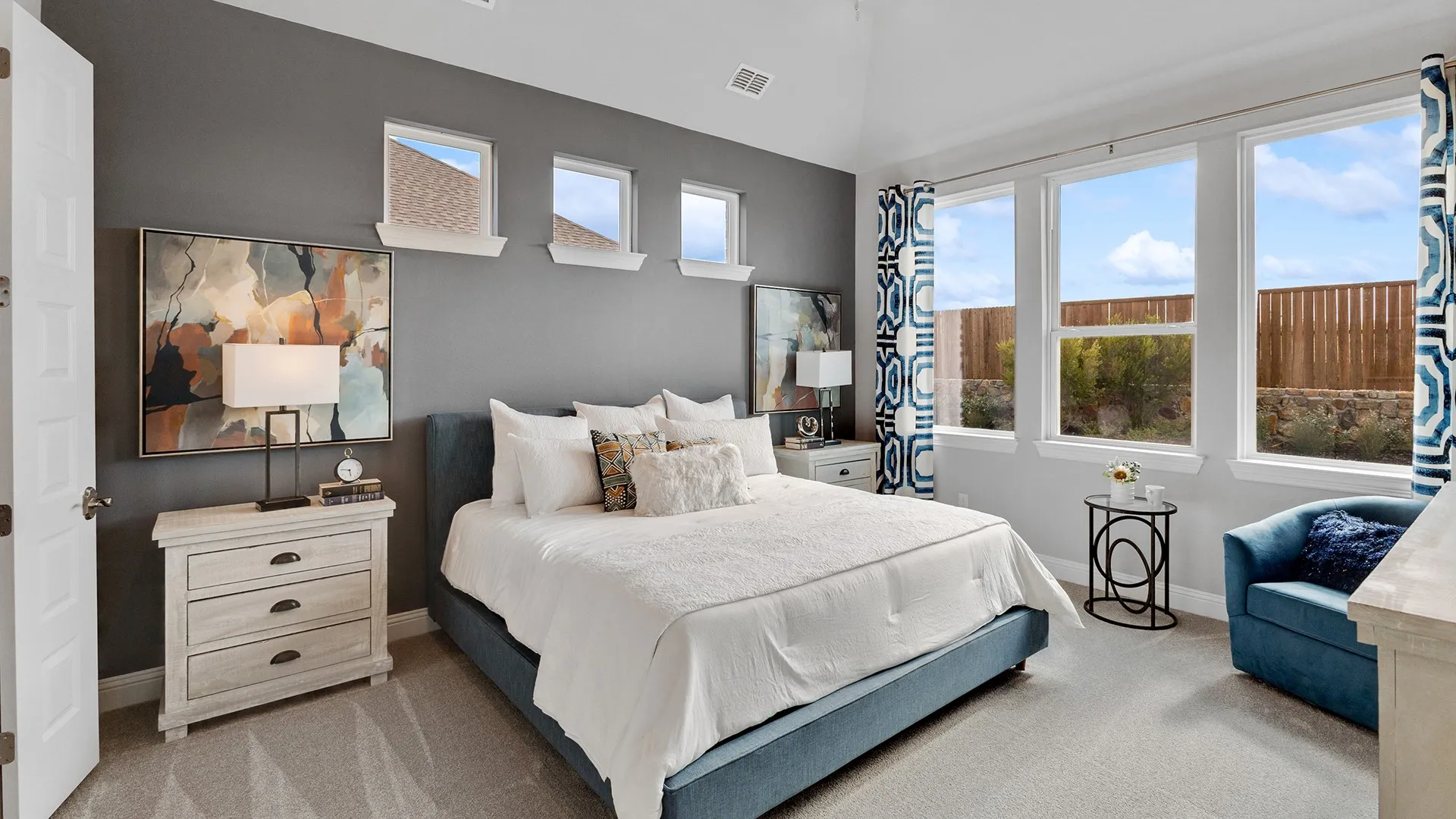 Model home photos of similar floorplans, not pictures of actual home.
