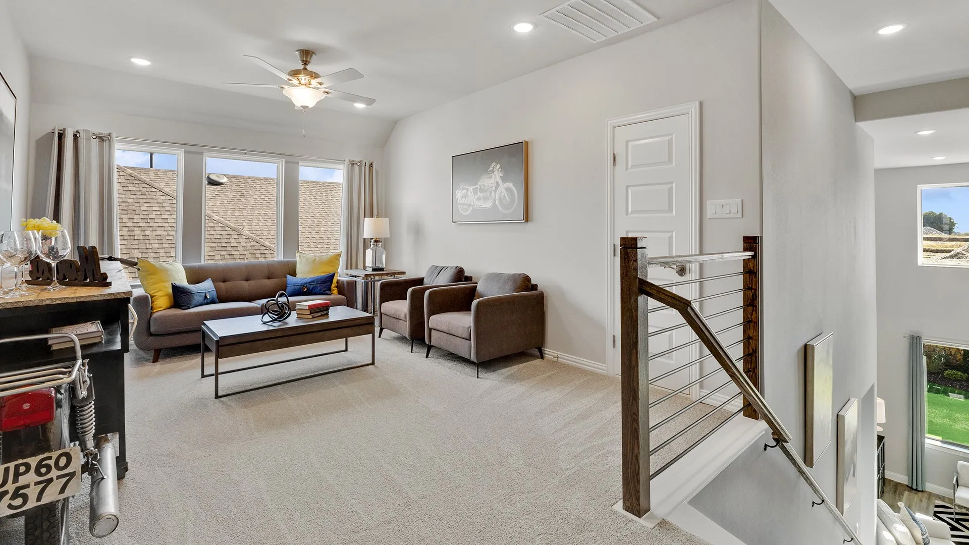 Model home photos of similar floorplans, not pictures of actual home.
