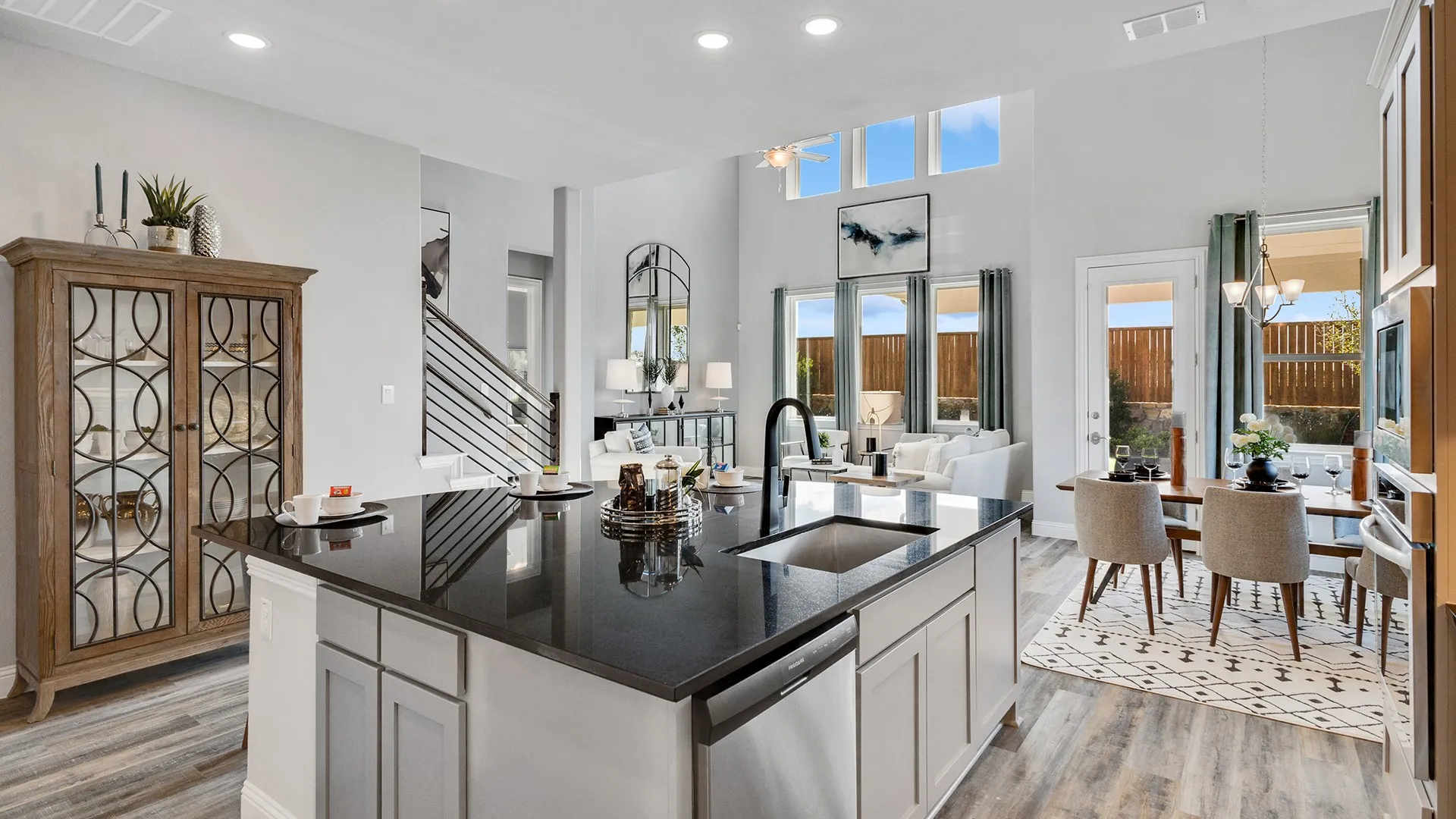 Model home photos of similar floorplans, not pictures of actual home.
