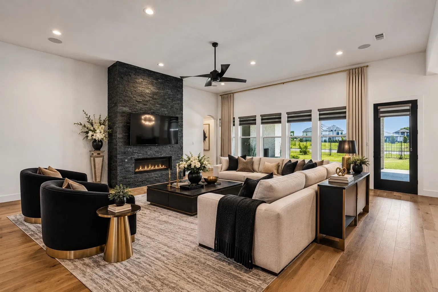 Living Room—Virtually Staged