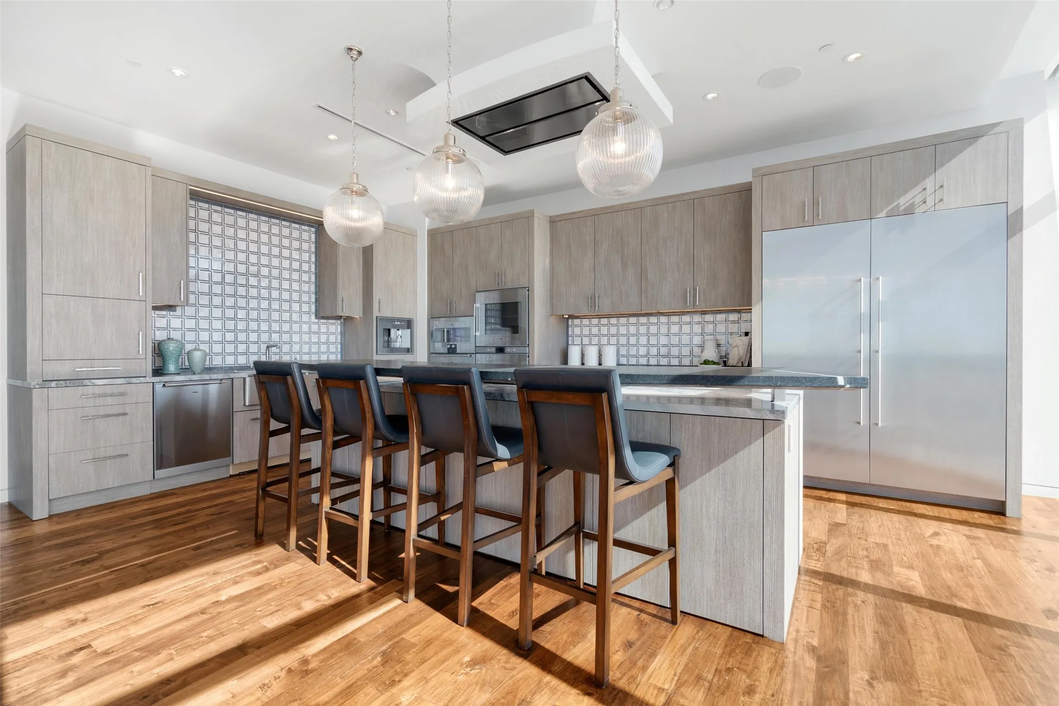 Kitchen features Gaggenau appliances