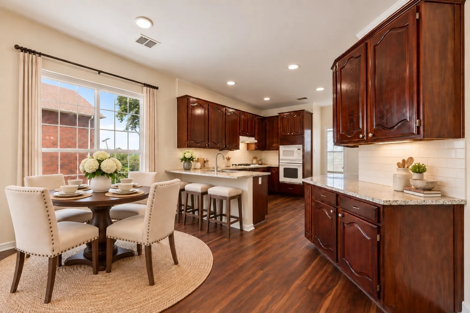 Breakfast Area—Virtually Staged-