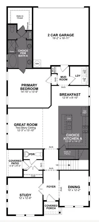 Beazer Homes Wildflower Ranch Marathon Floorplan.