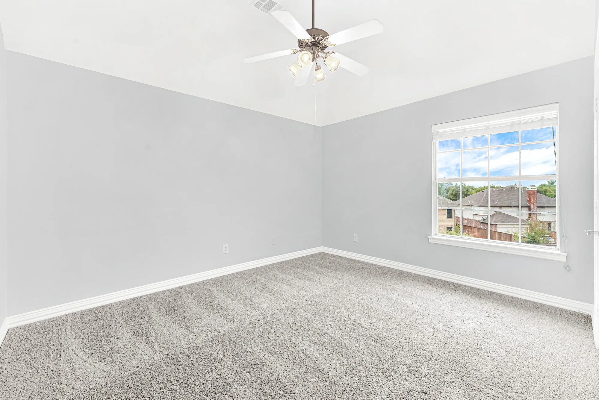 Example of secondary bedroom - Upstairs features 3 full bedrooms