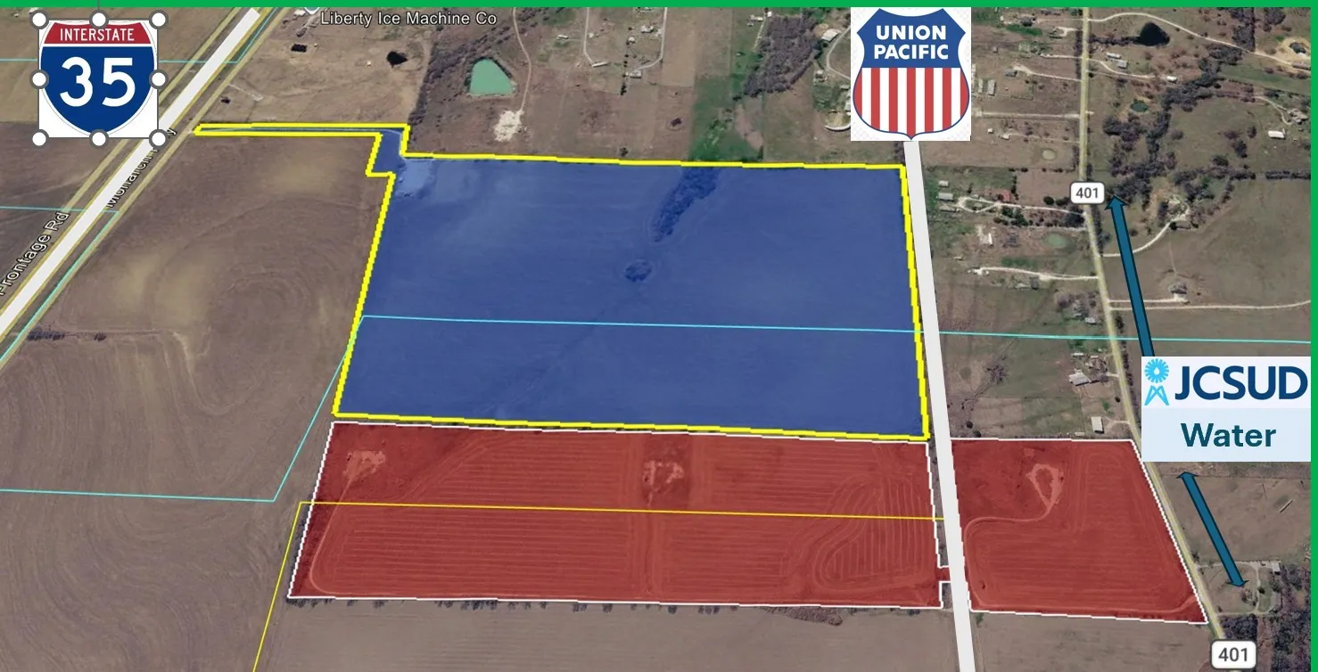 Combine with 106ac South for Interstate Access