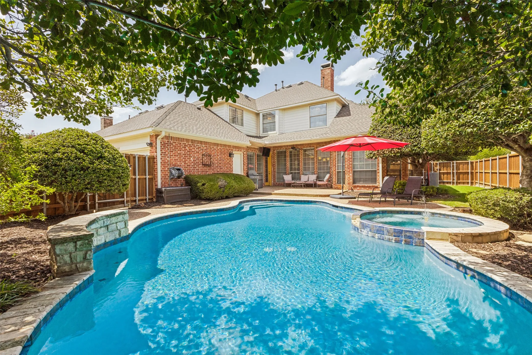 Backyard oasis
