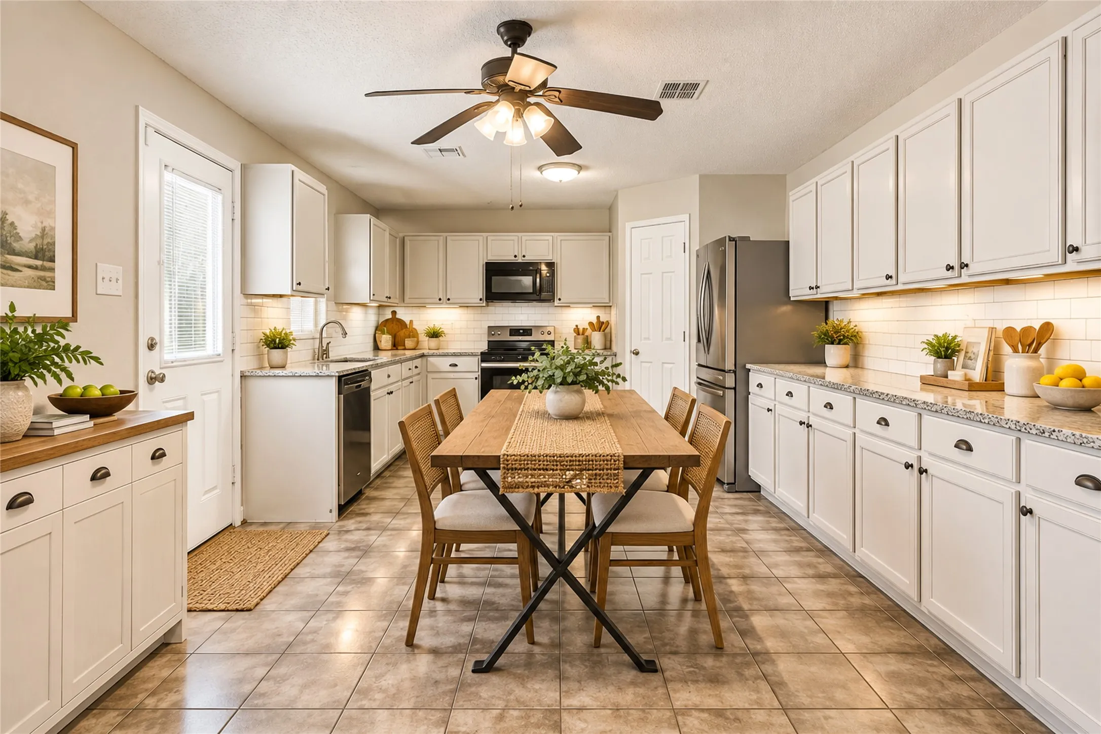 Kitchen, virtually enhanced
