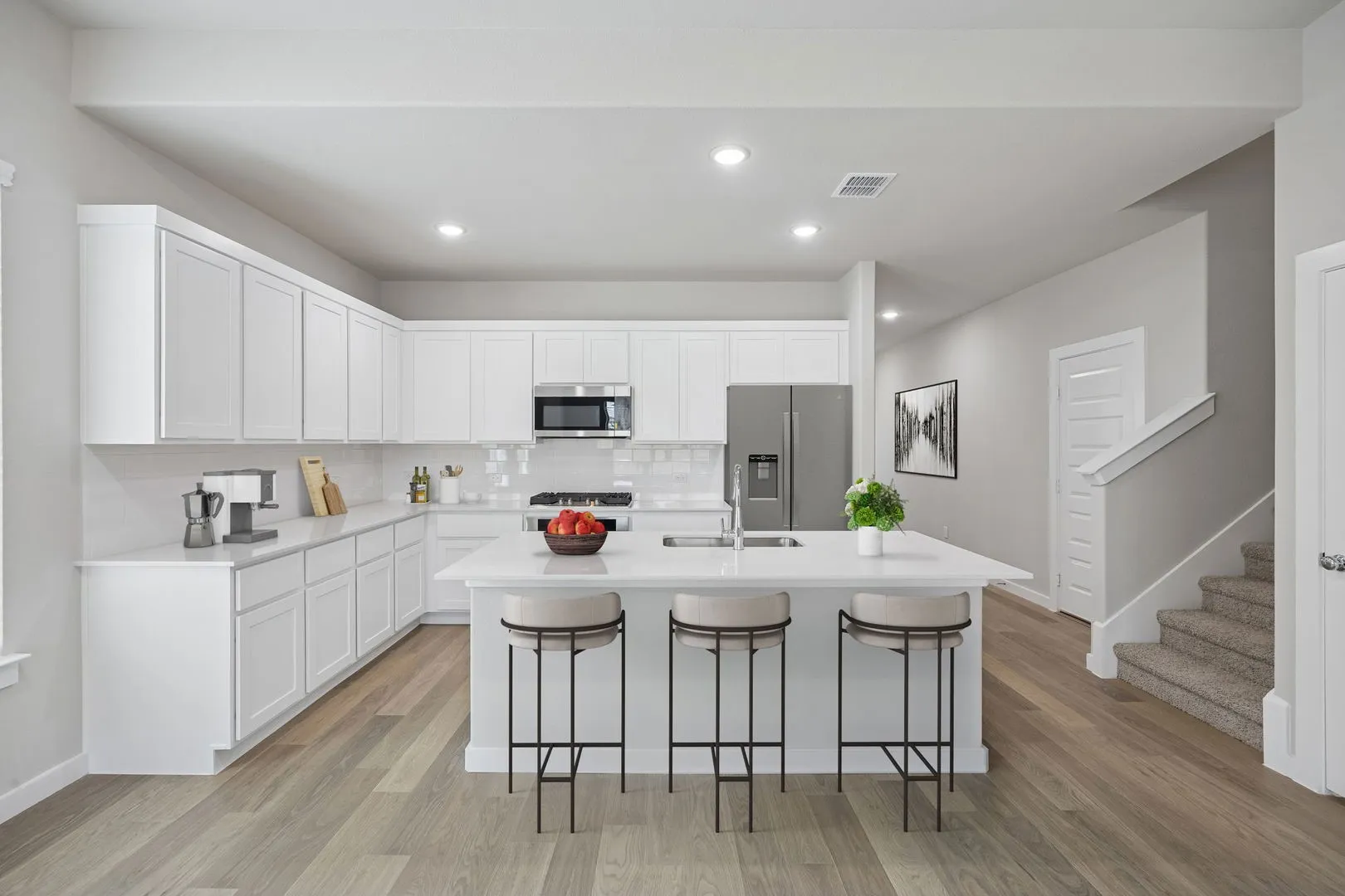 Kitchen in the Stanley II home plan – REPRESENTATIVE PHOTO