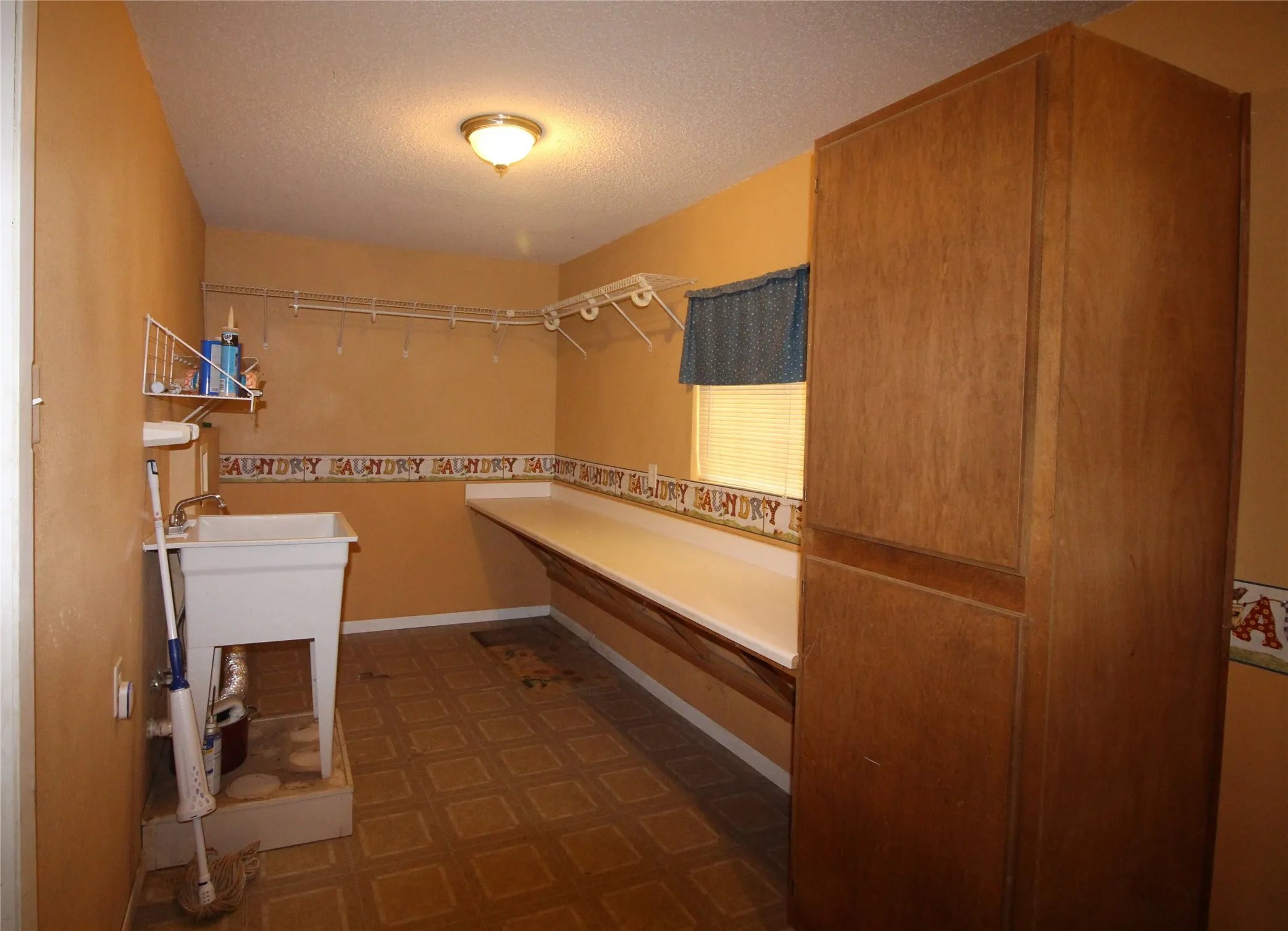 Laundry area