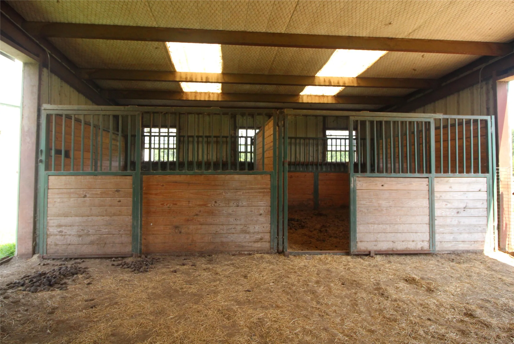 Stables in barn