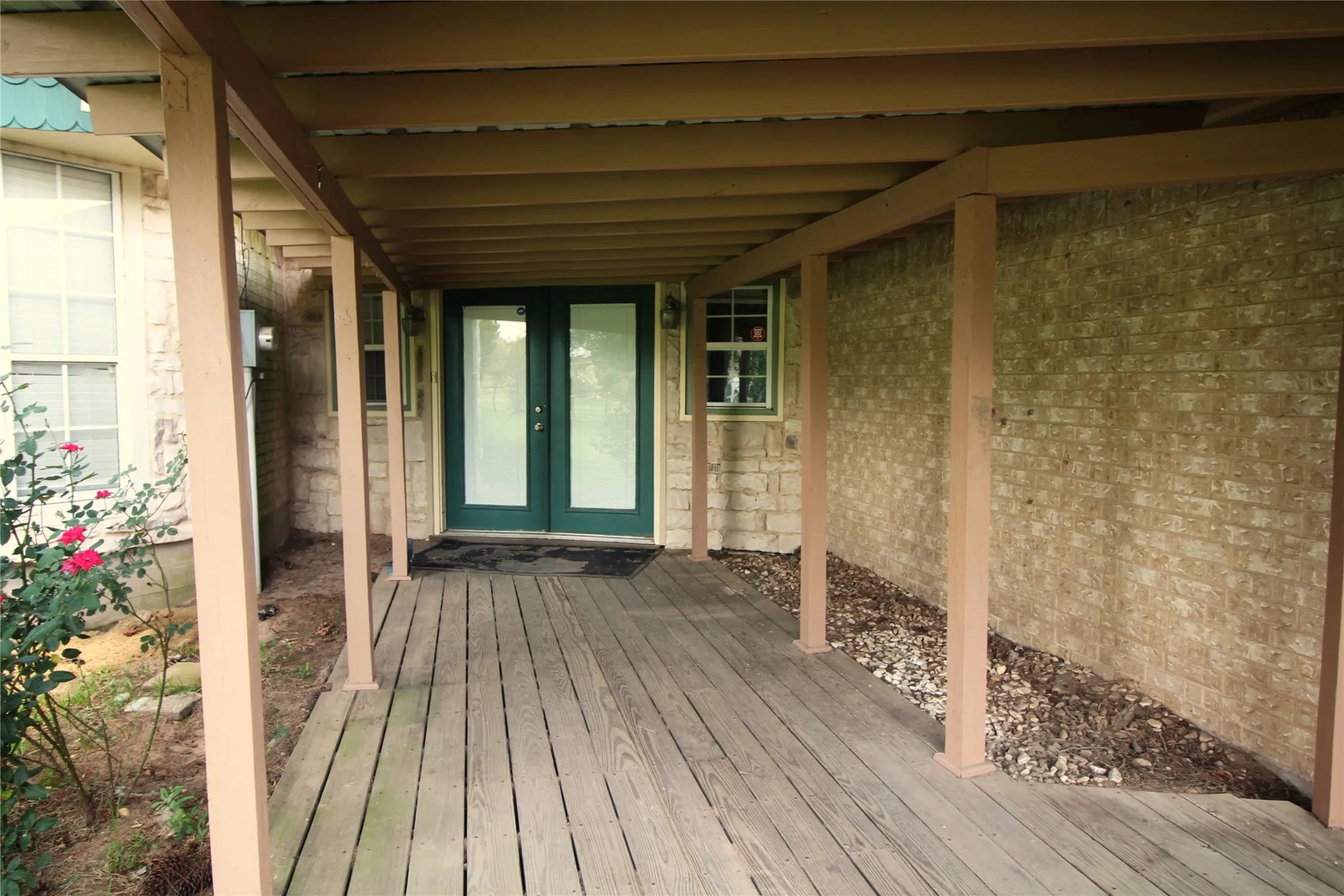 Entry from carport