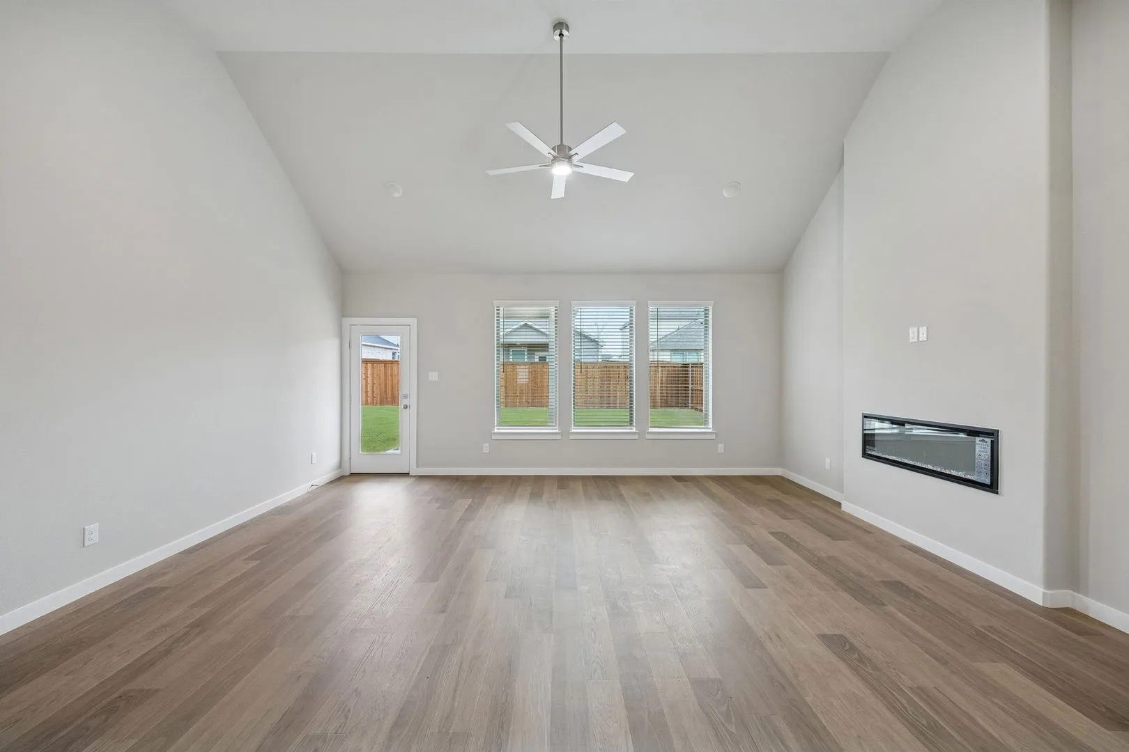 Living Room in the Stanley II home plan – REPRESENTATIVE PHOTO