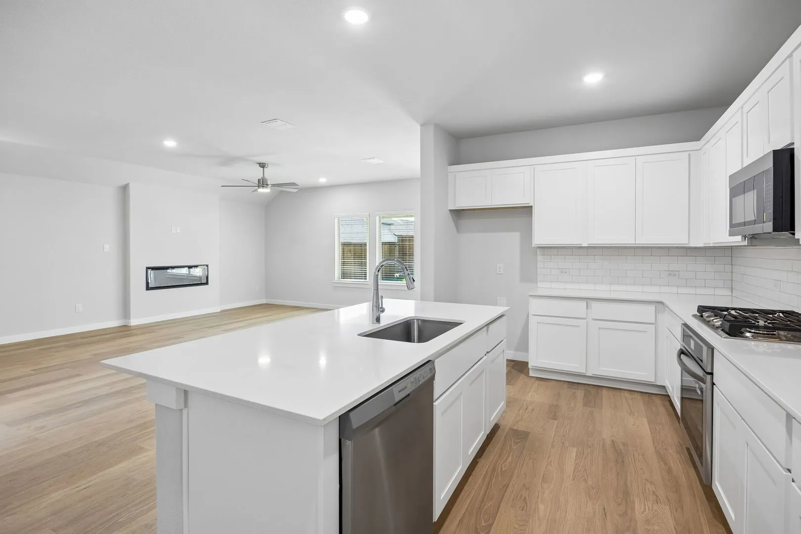 Open Floor Plan in the Oscar home plan – REPRESENTATIVE PHOTO