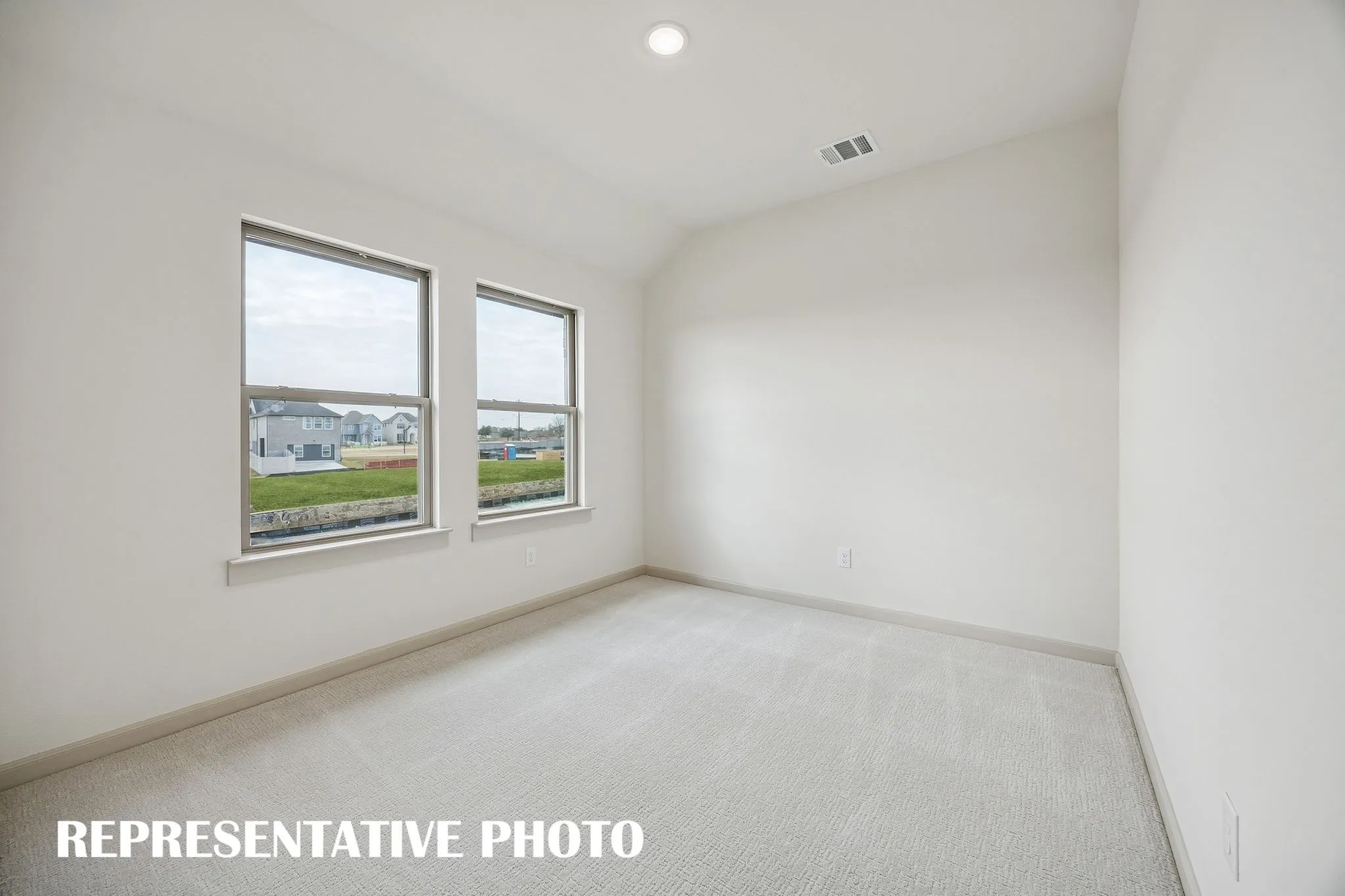 Our Alexis II plan offers nicely sized secondary bedrooms.  REPRESENTATIVE PHOTO