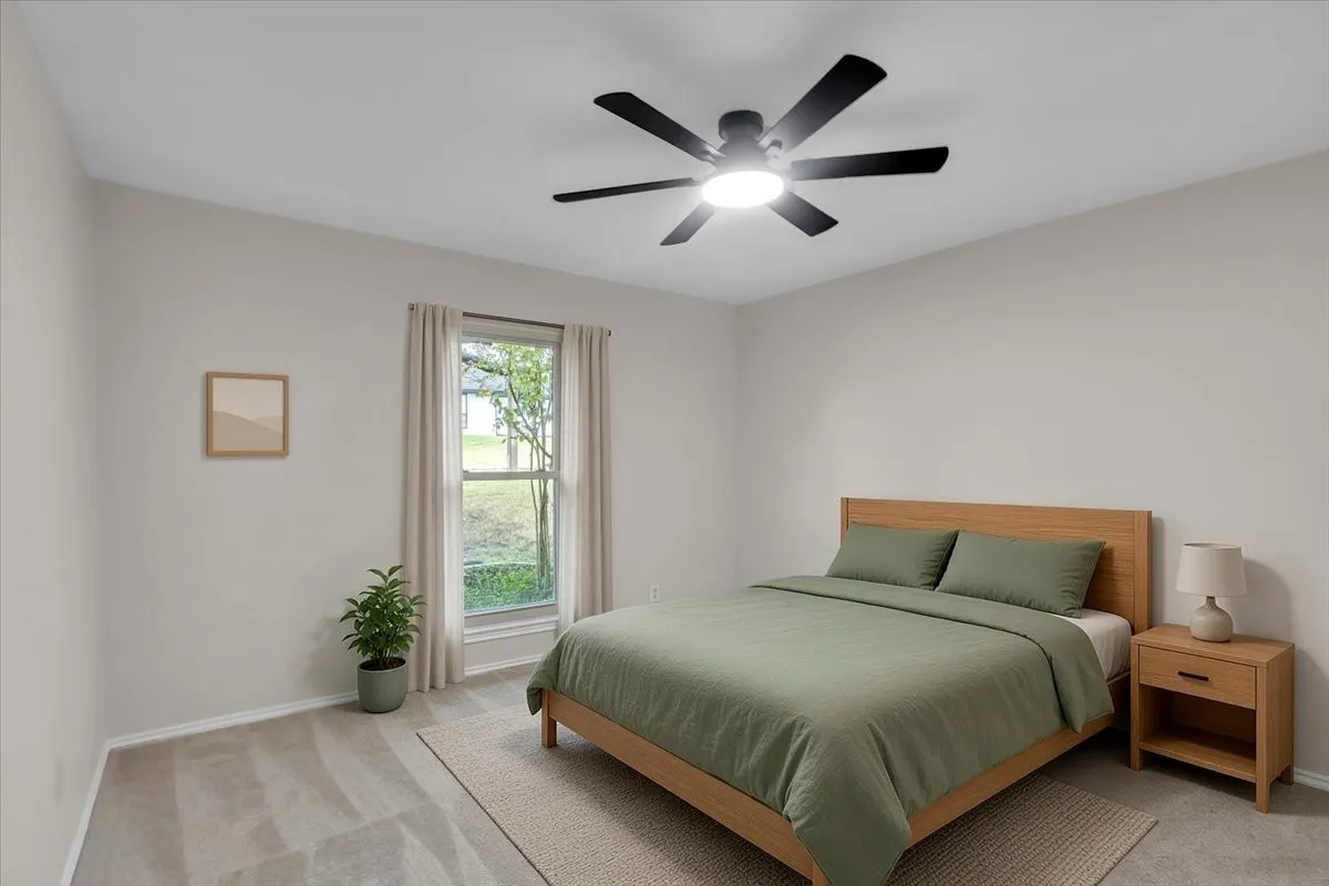 Virtual Staged bedroom 3