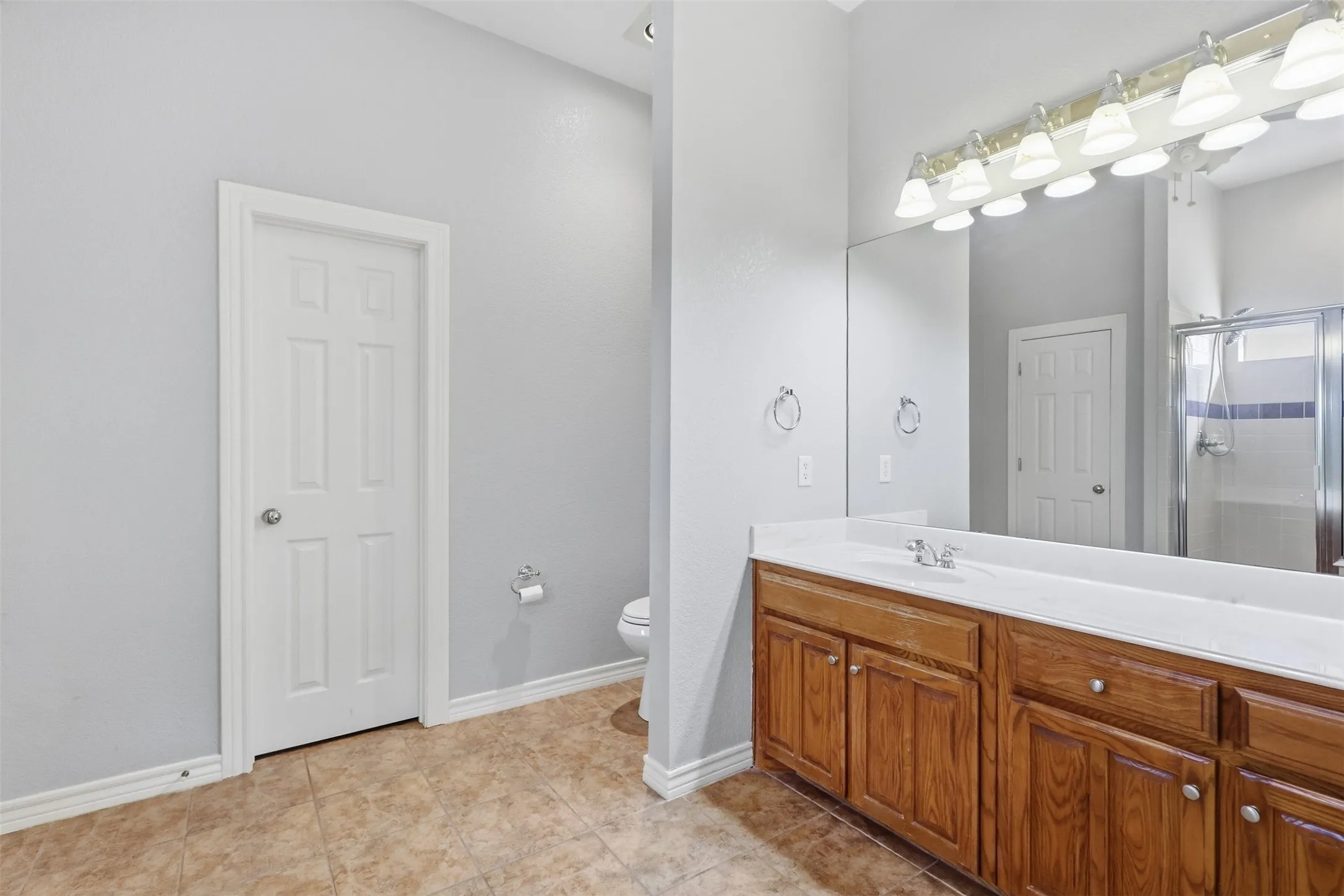 one of two upstairs ensuite baths