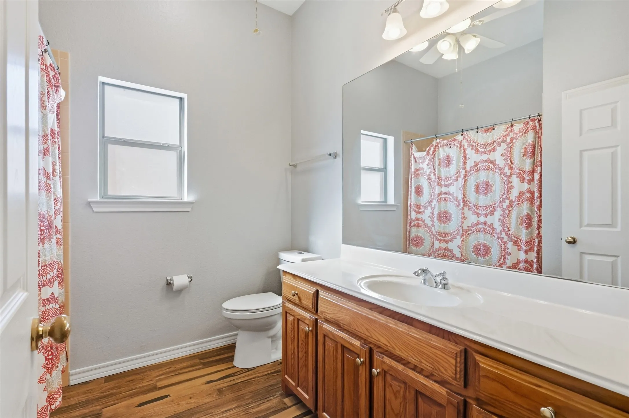 shared downstairs bath
