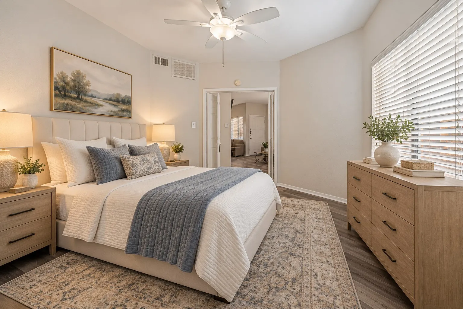 Virtual Staged Bedroom