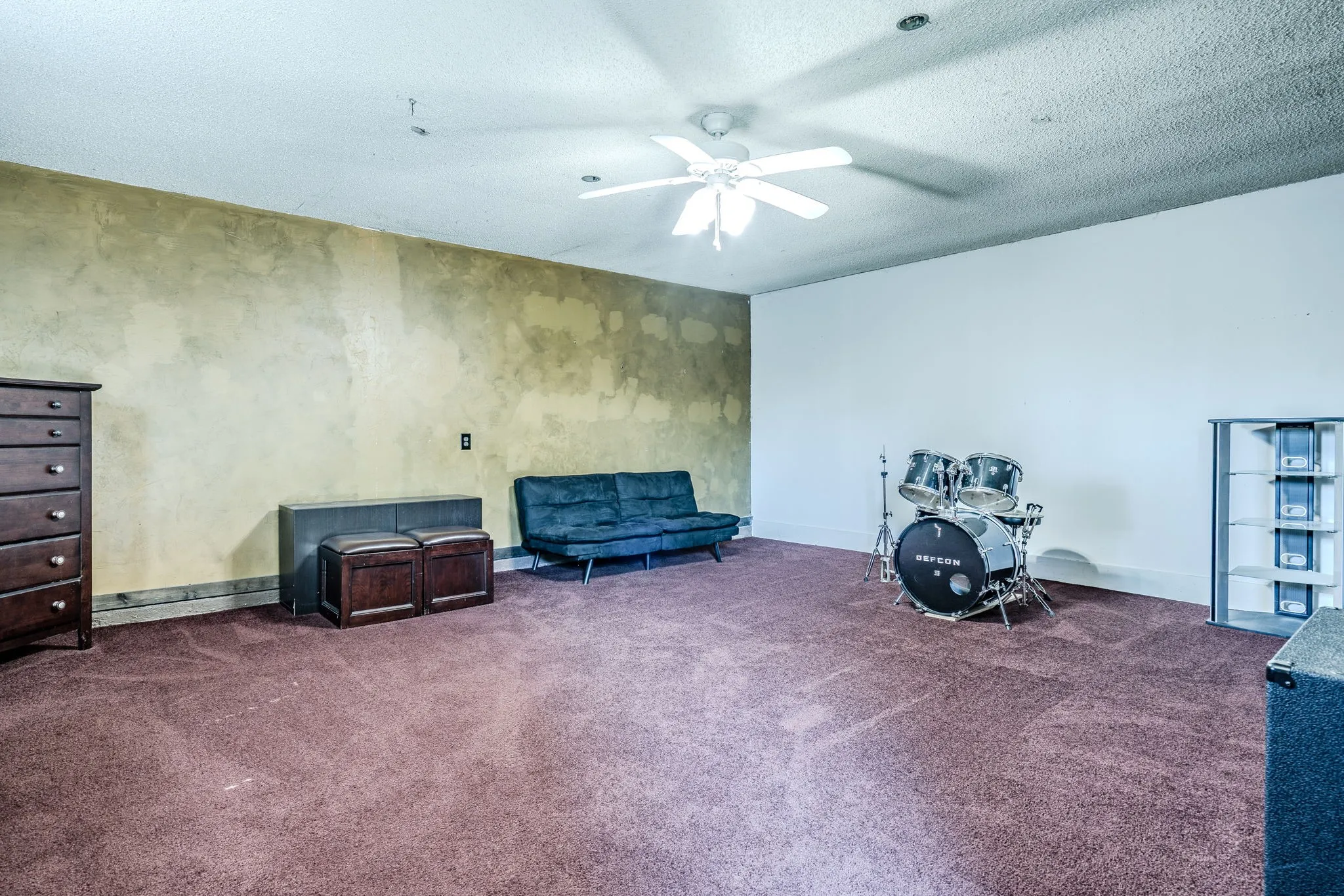 This is the Second two car garage that is currently converted but can be made back into a two car garage