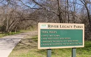 River Legacy is across the street!