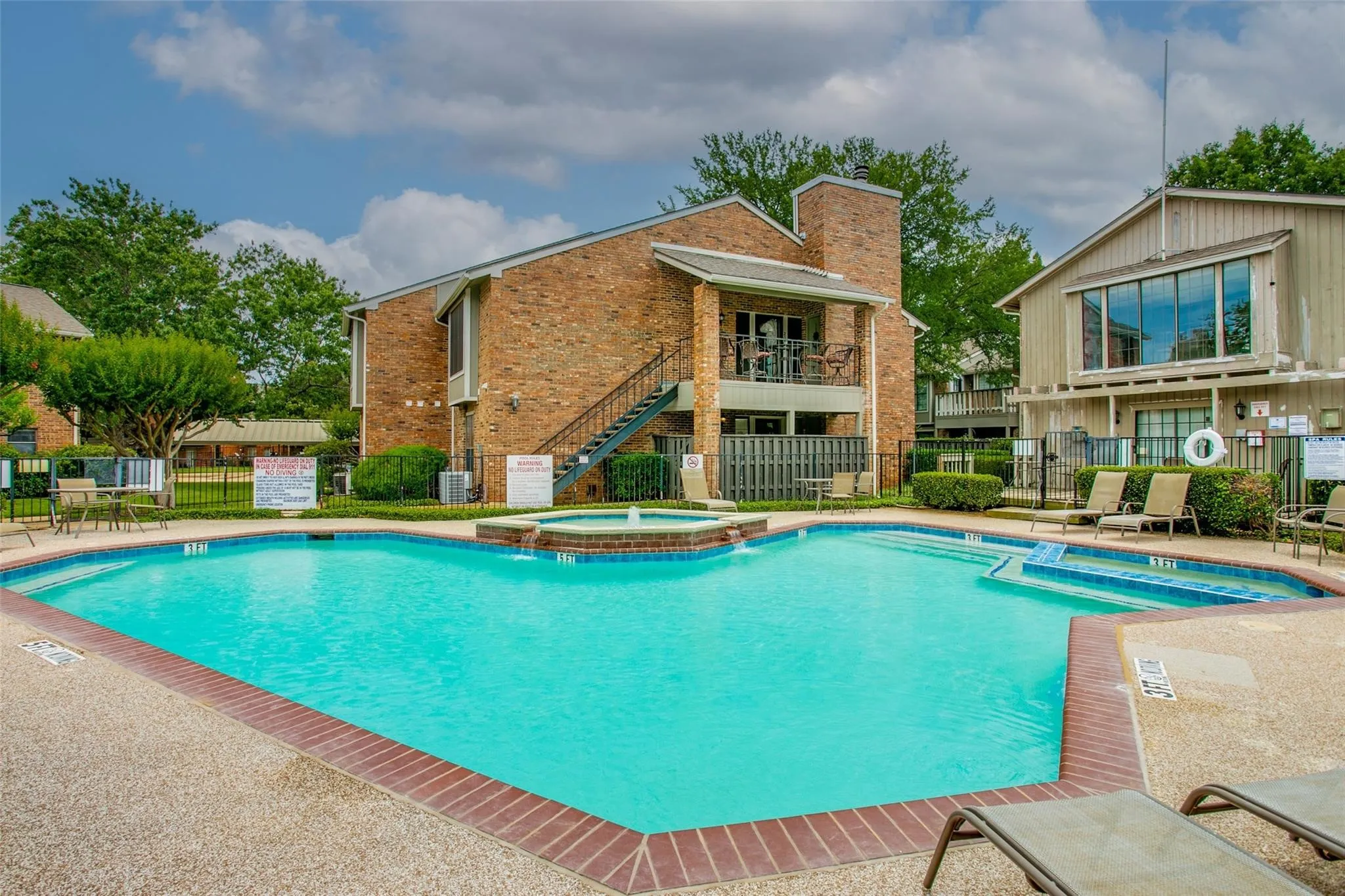 One of the community pools