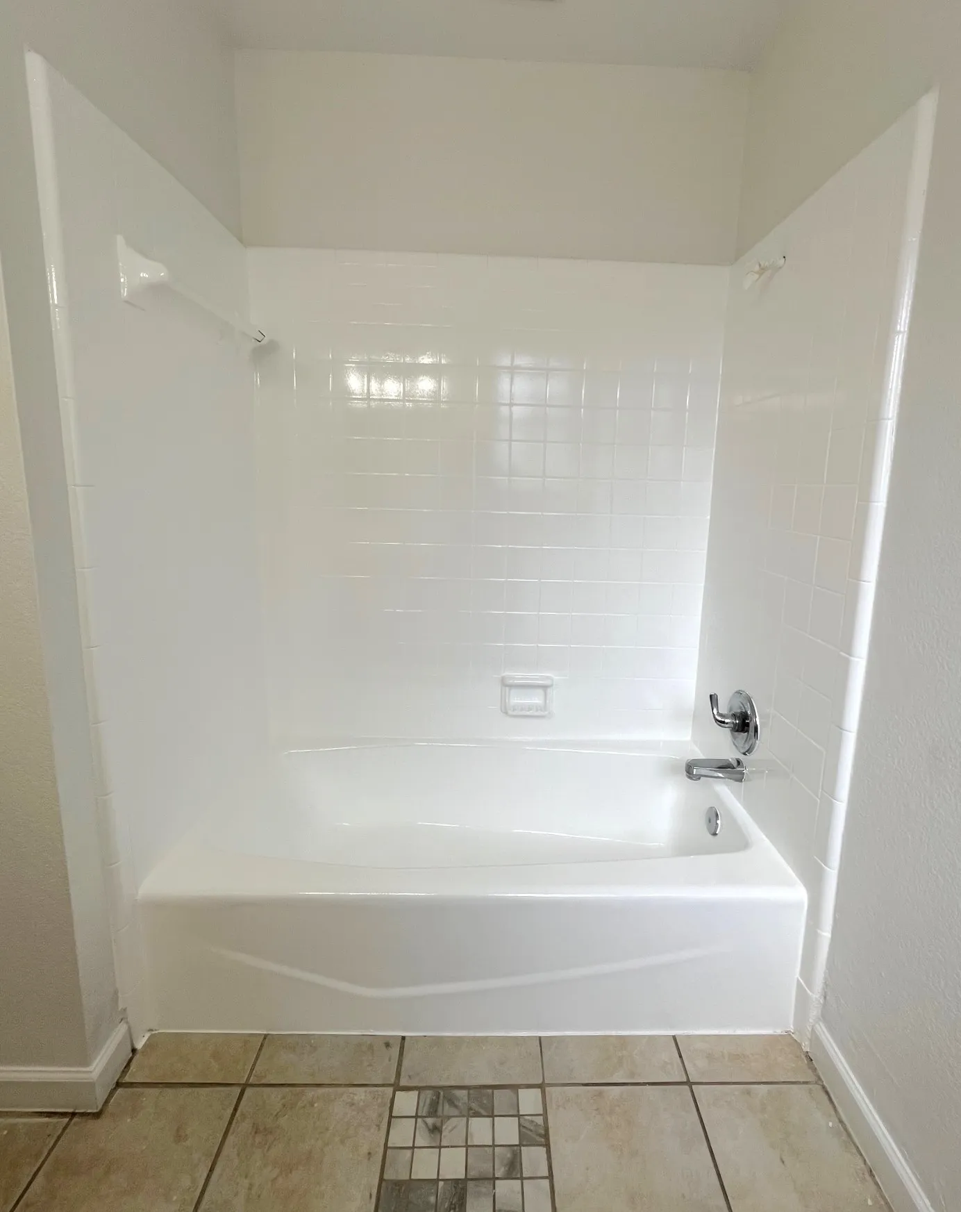 Bathroom with bathtub / shower combination