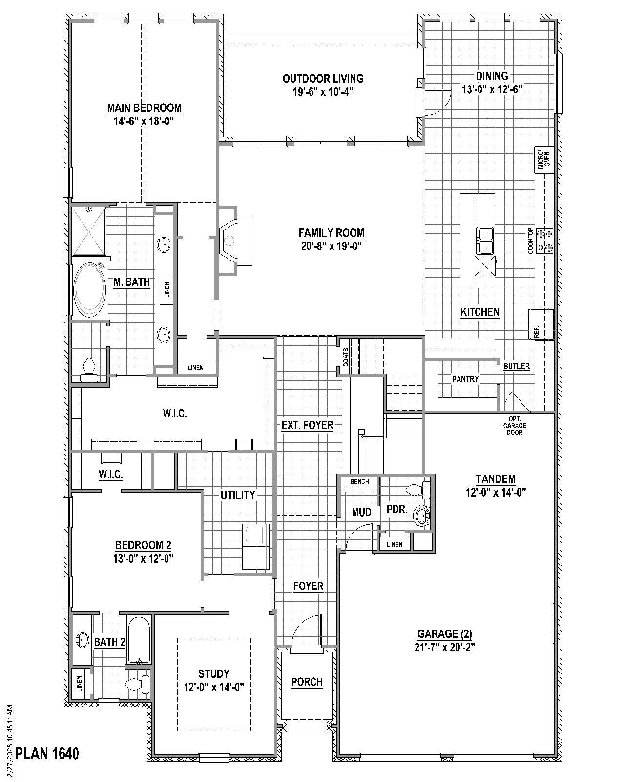 1st level floor plan