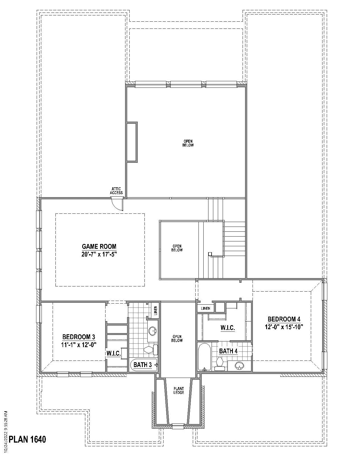 2nd level floor plan