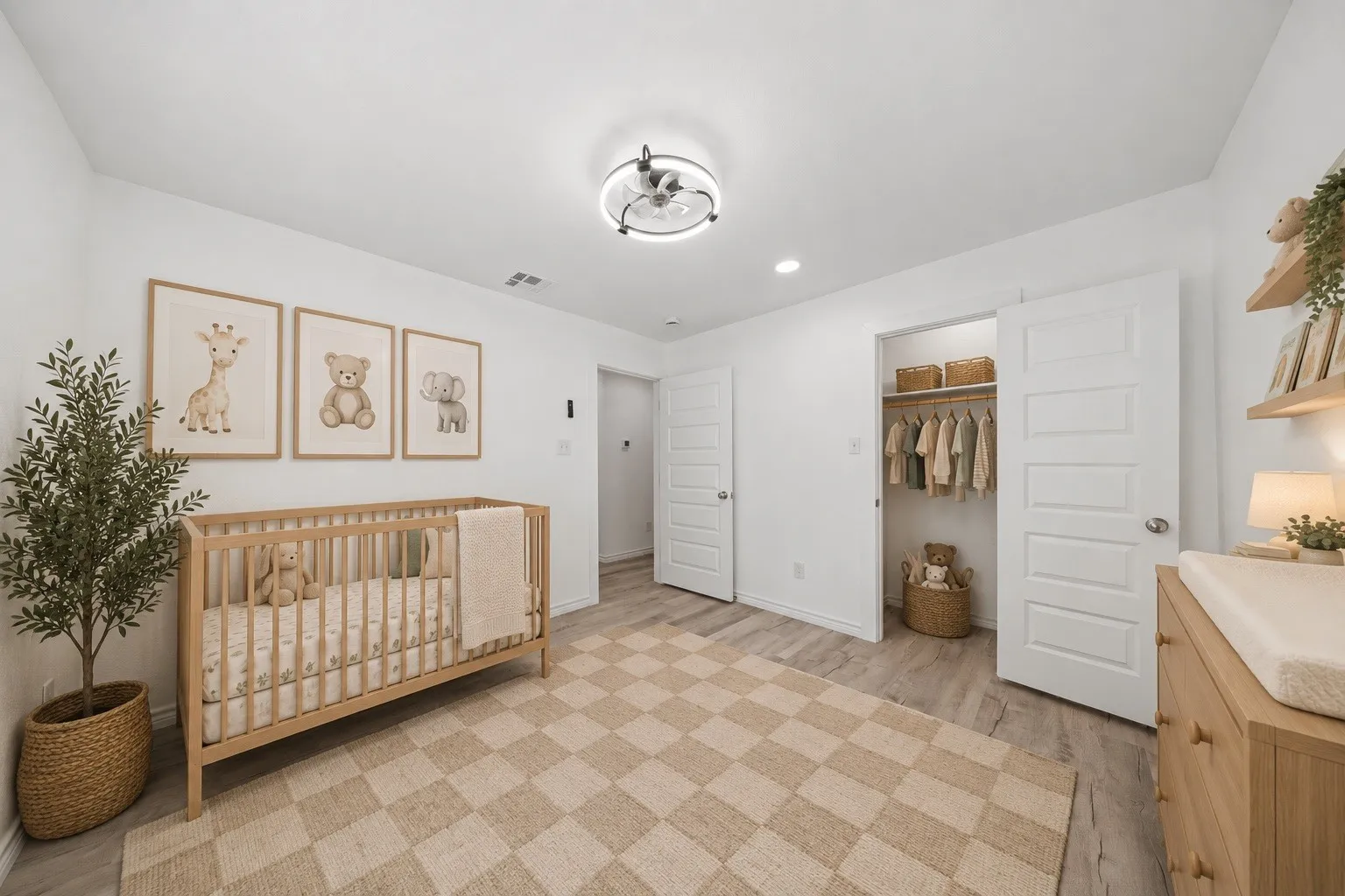 virtually staged in 2 bedroom