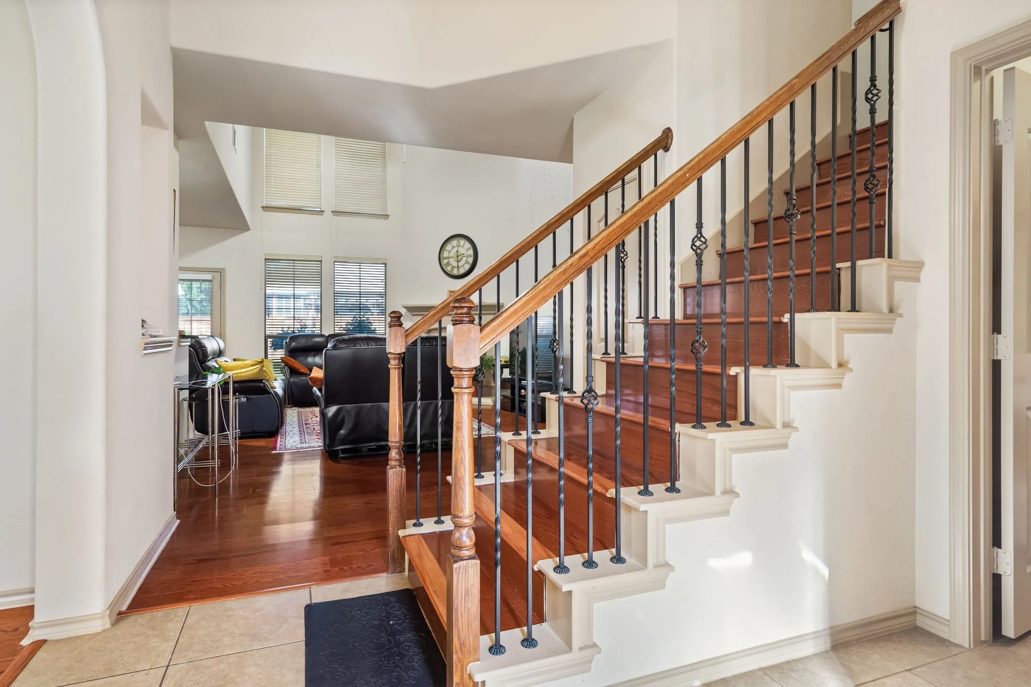 Let's go up the stairs now