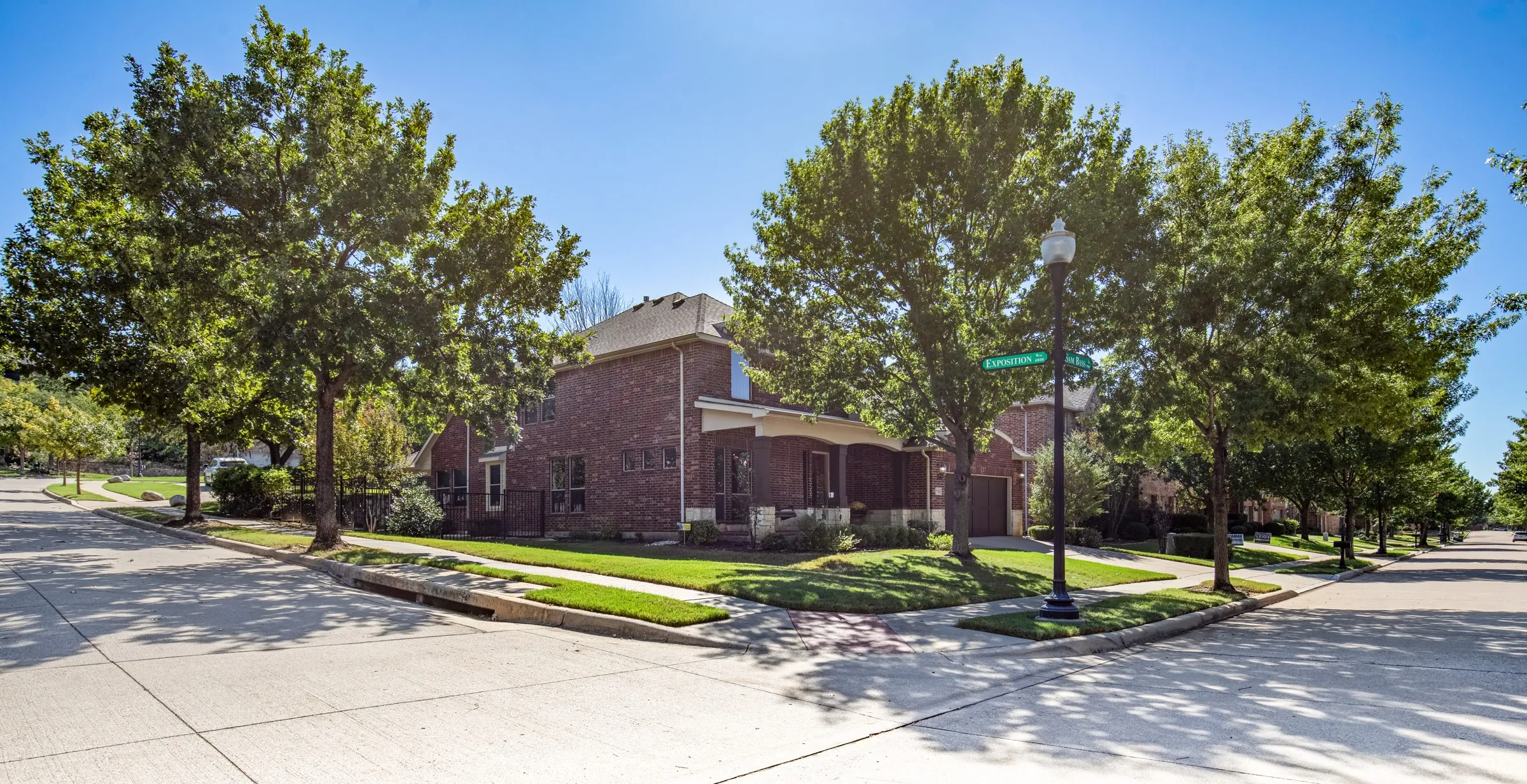 Situated on a stunning tree lined, corner lot.
